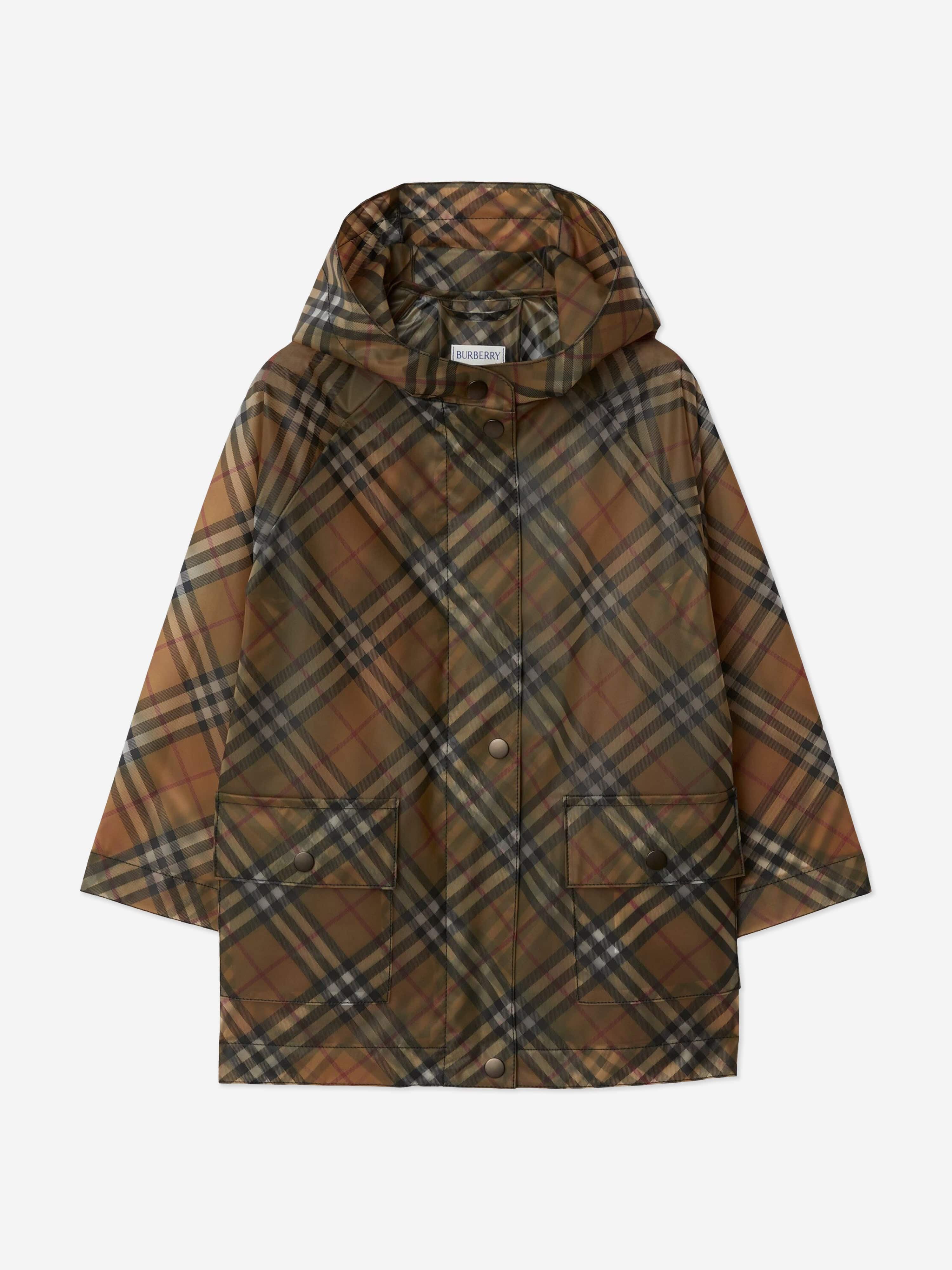 Burberry Girls Archive Check Emilia Jacket in Beige Sale With Paypal