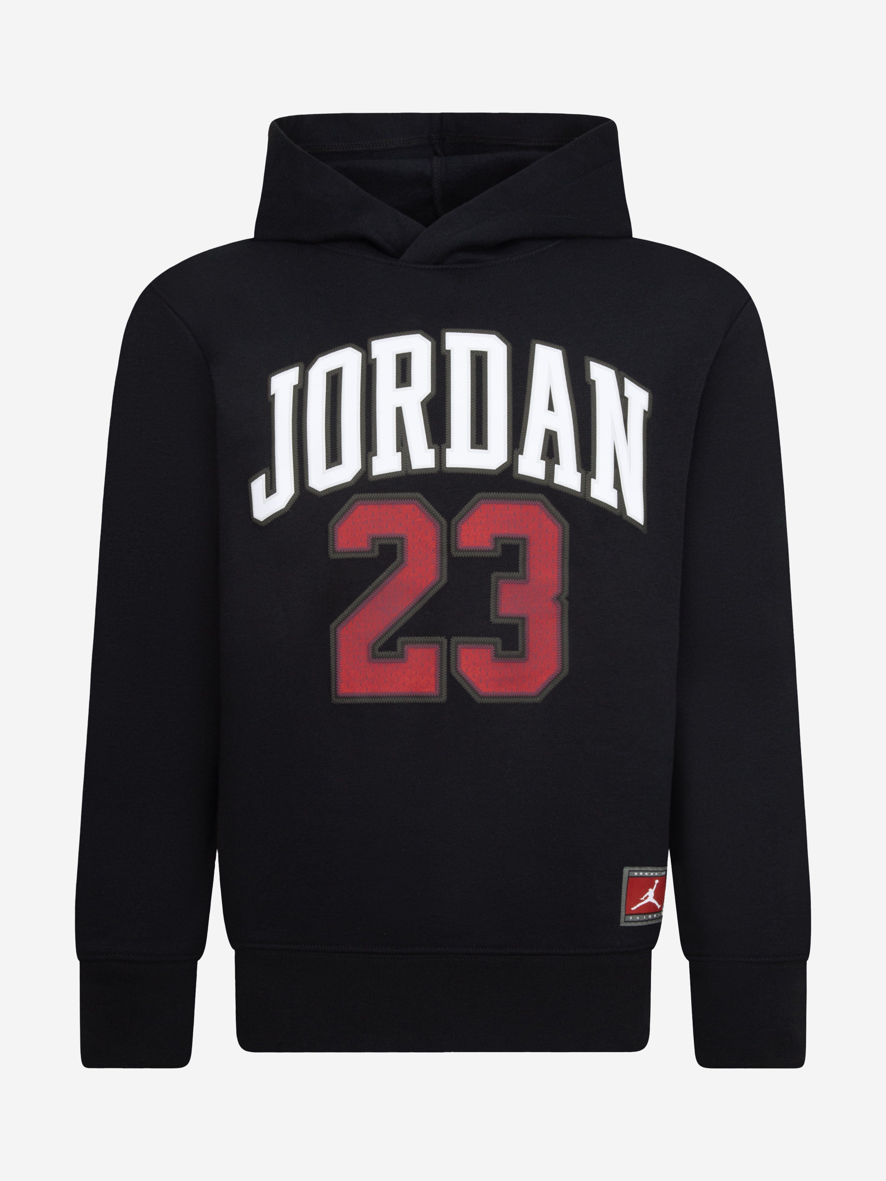 Jordan Kids 23 HBR Fleece Hoodie in Black Free Shipping Good Selling