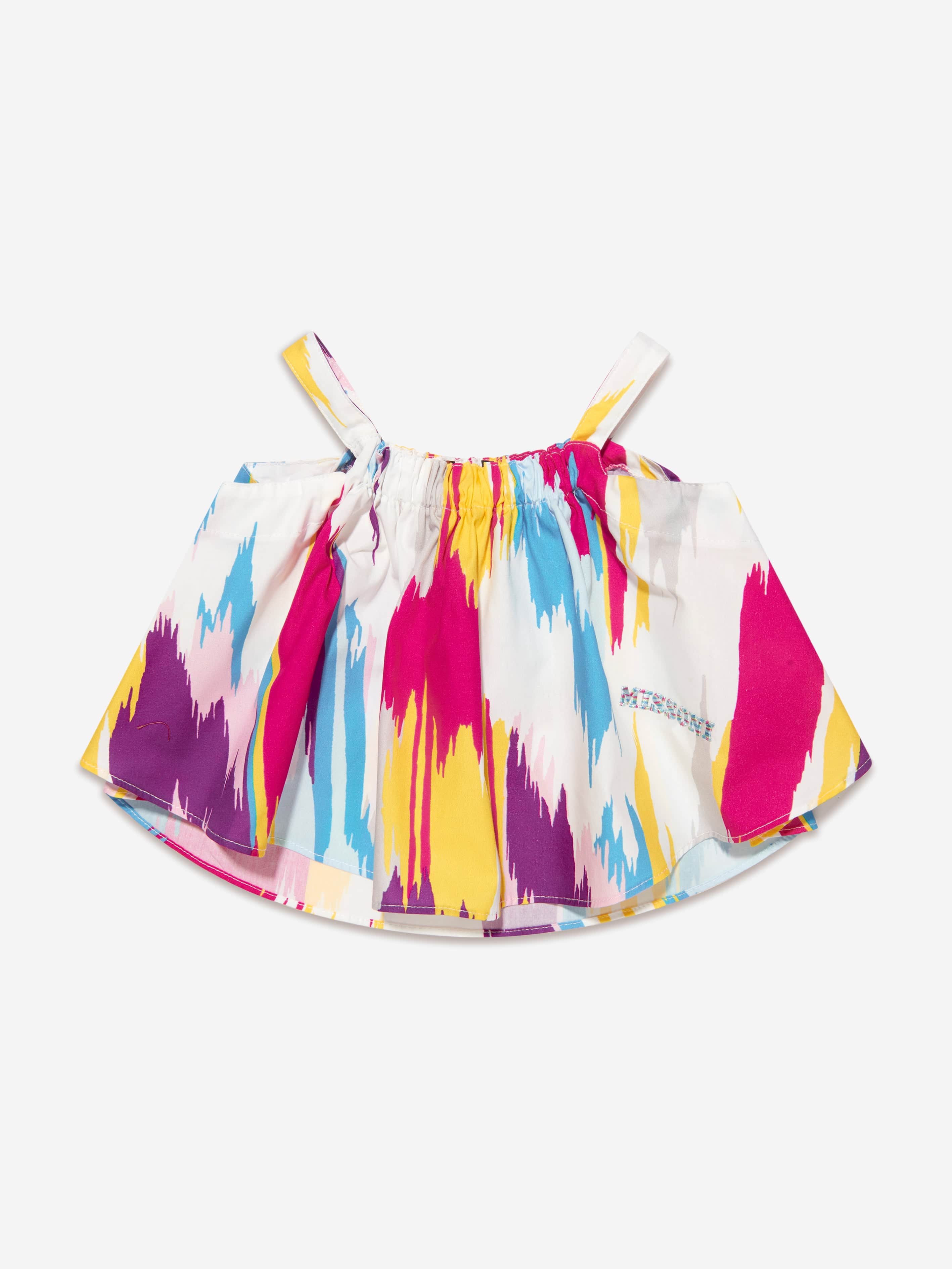 Missoni Girls Printed Top in Multicolour Cheap Sale Pay With Visa