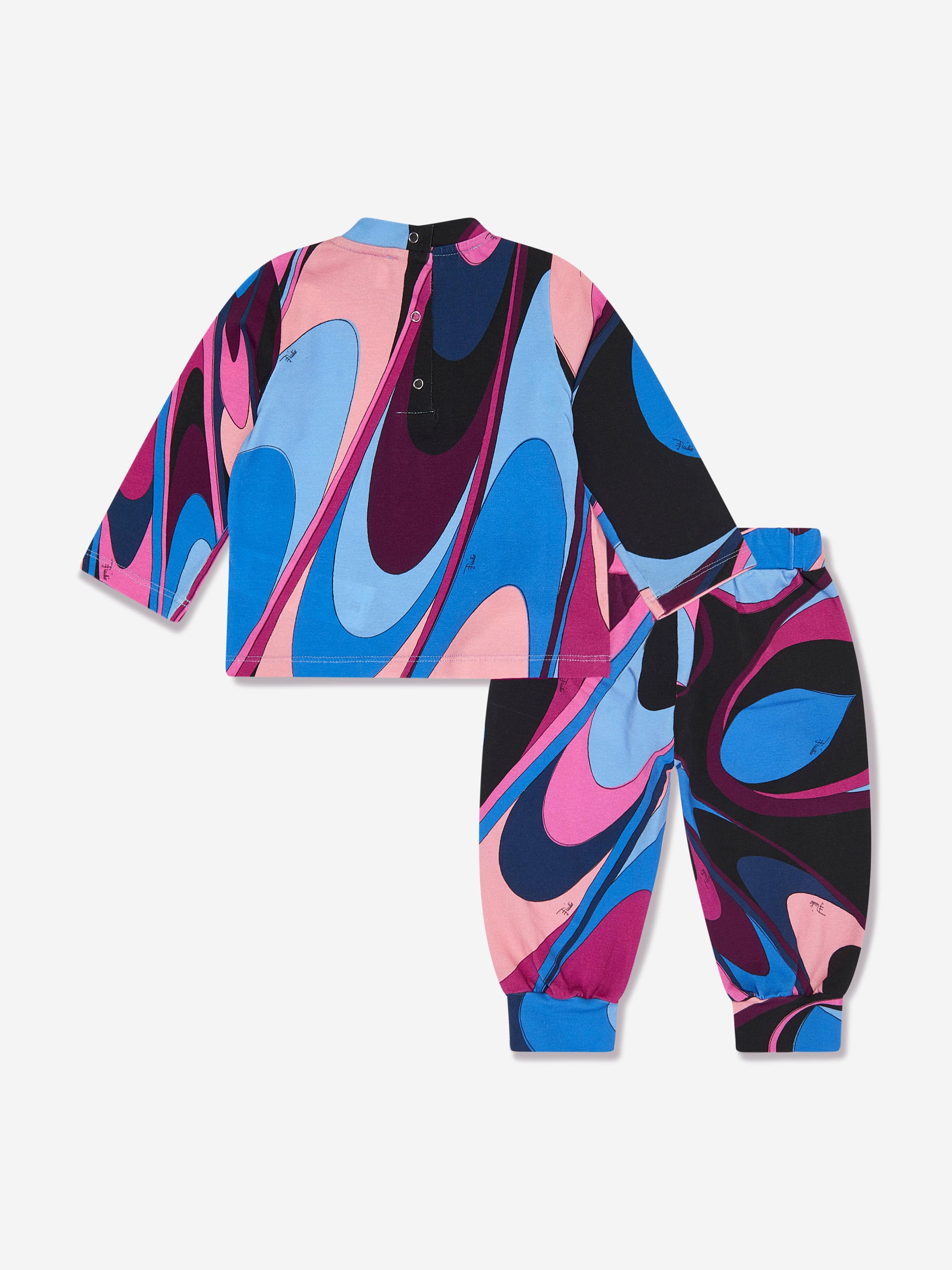 Pucci Baby Girls Onde Trouser Set in Multicolour Cheap Affordable