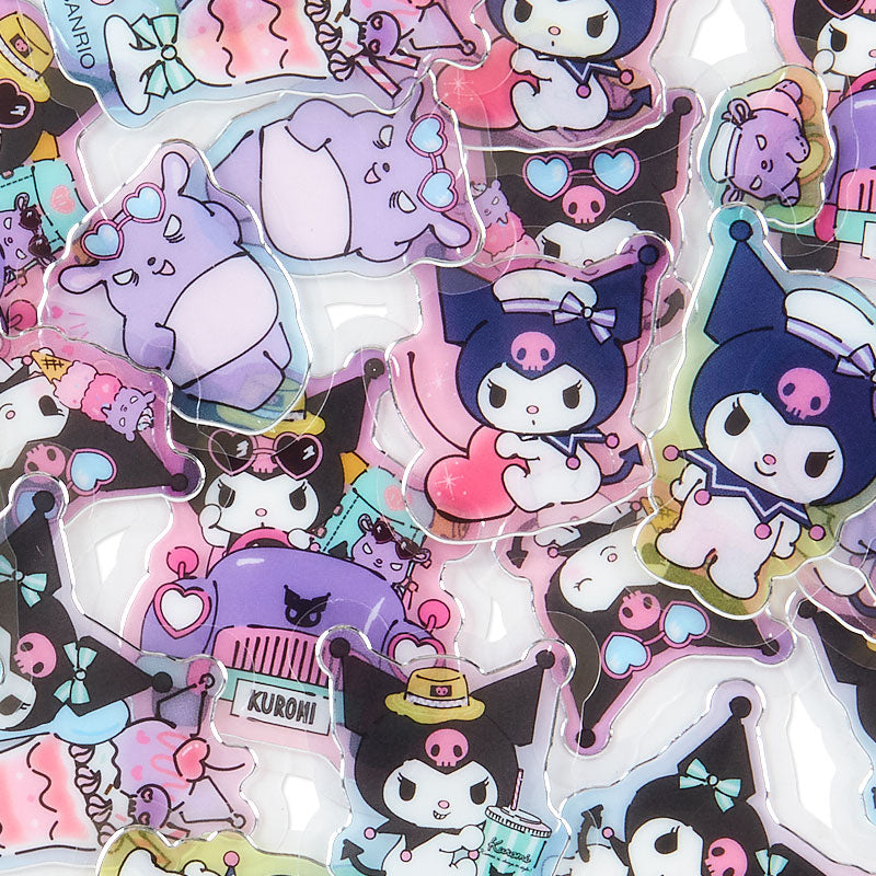 Kuromi 24-Piece Summer Tee Mini Sticker Pack Professional