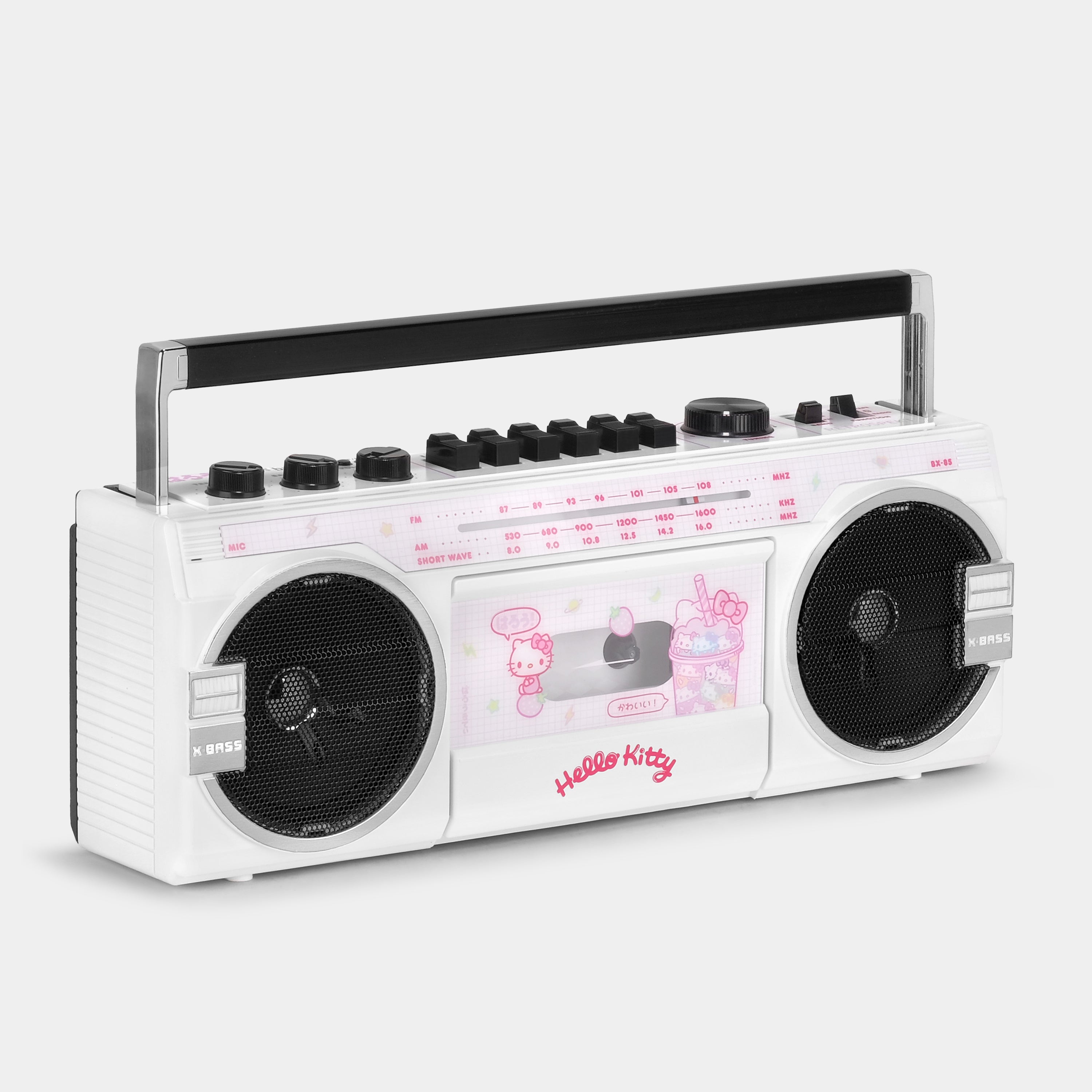 Hello Kitty Strawberry Kawaii BX-85 Bluetooth Cassette Player Boombox Clearance Best Place