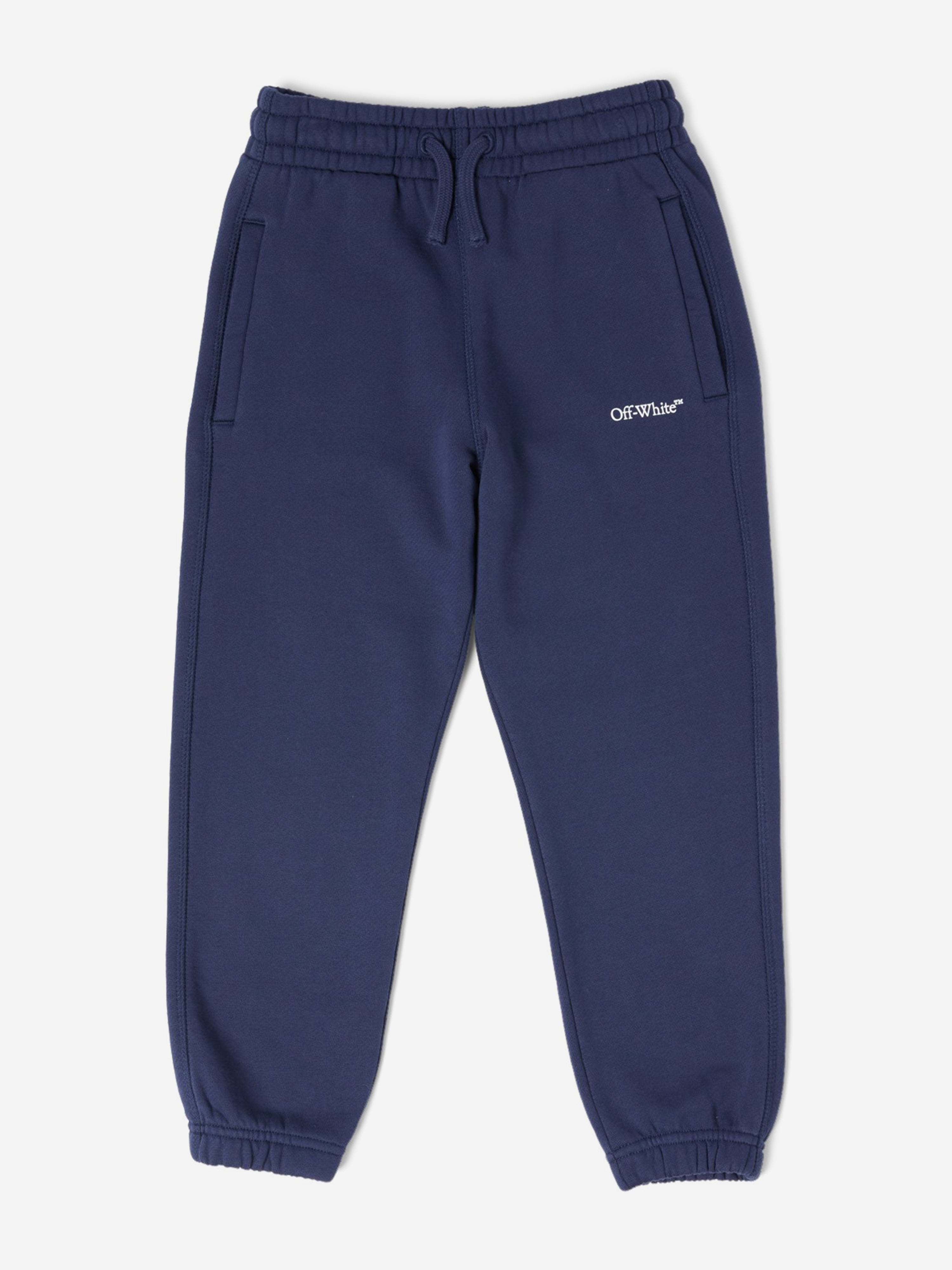 Off-White Kids Bookish Diagonal Joggers in Blue Cheap Sale Purchase