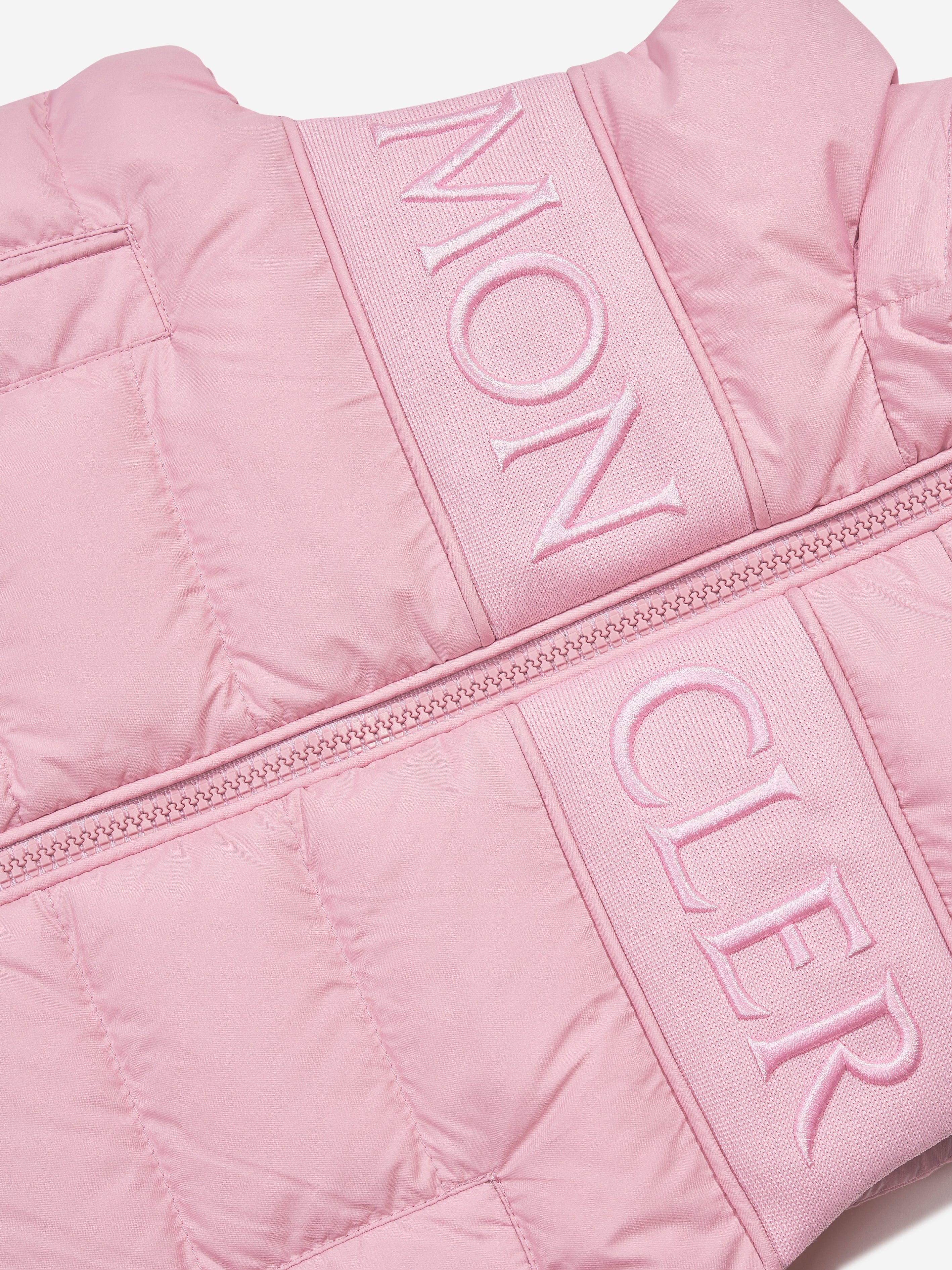 Moncler Enfant Girls Down Padded Rafael Gilet in Pink Cheap Sale Reliable