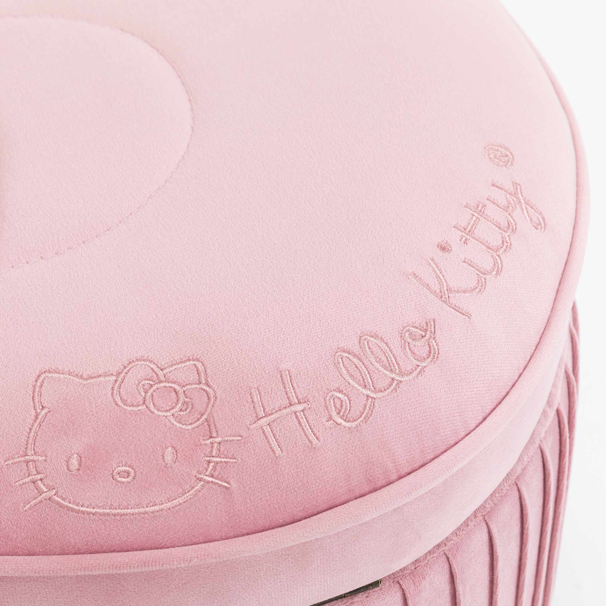 Hello Kitty x Impressions Vanity Bow Storage Bench With Mastercard For Sale