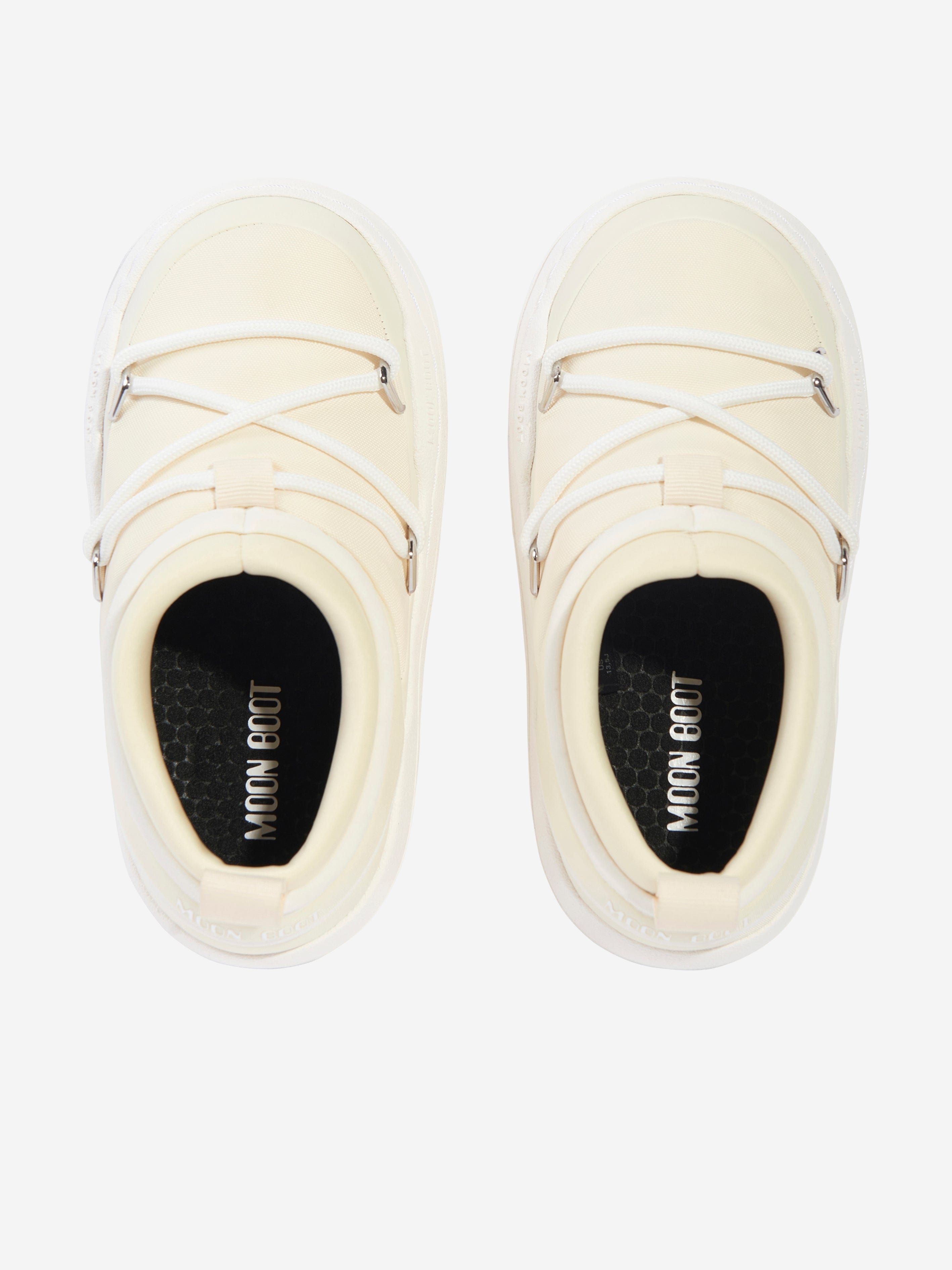 Moon Boot Girls JR Park Icon Trainers Ivory Sale Official