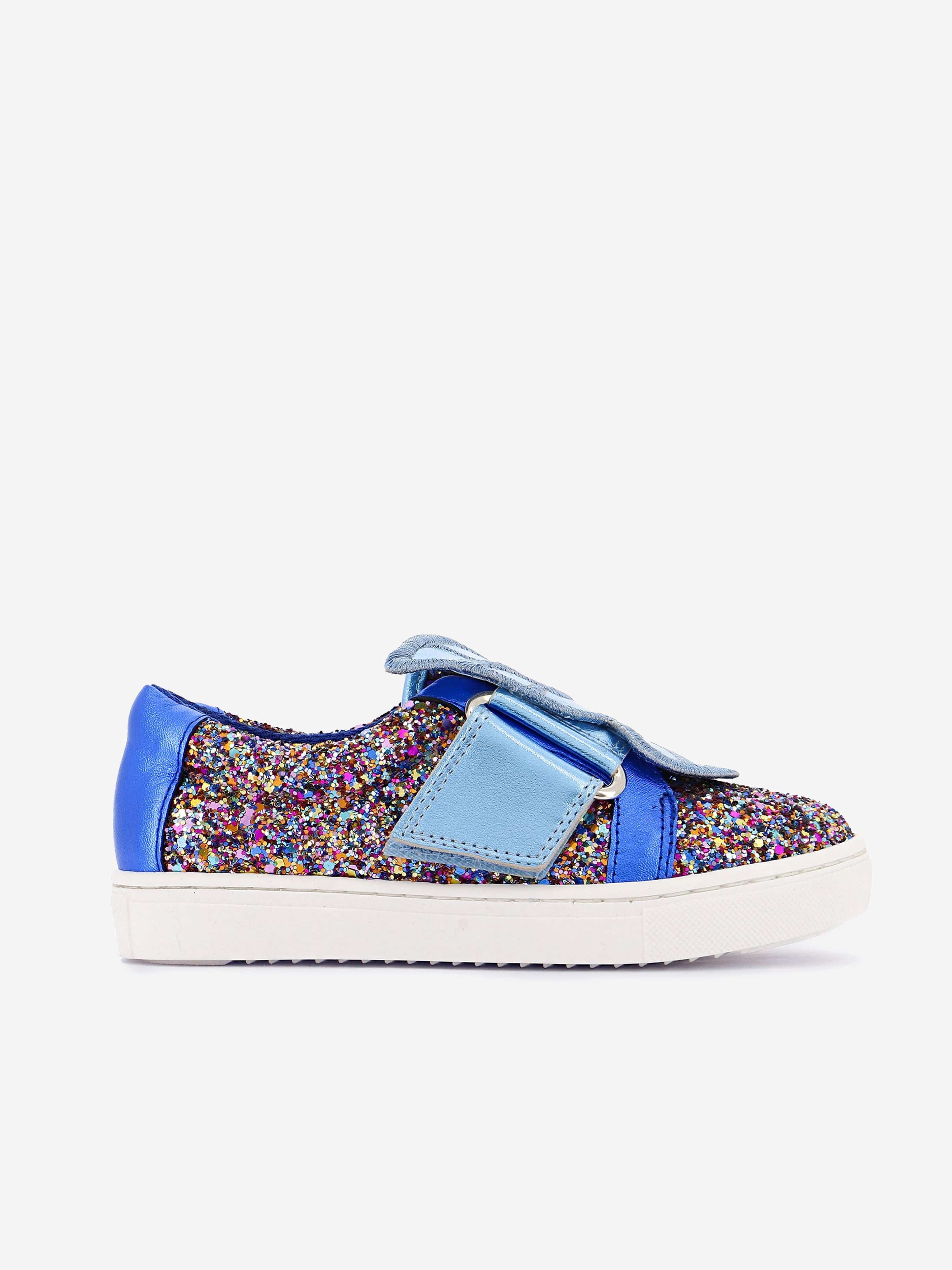 Sophia Webster Girls Butterfly Trainers in Blue For Sale Online