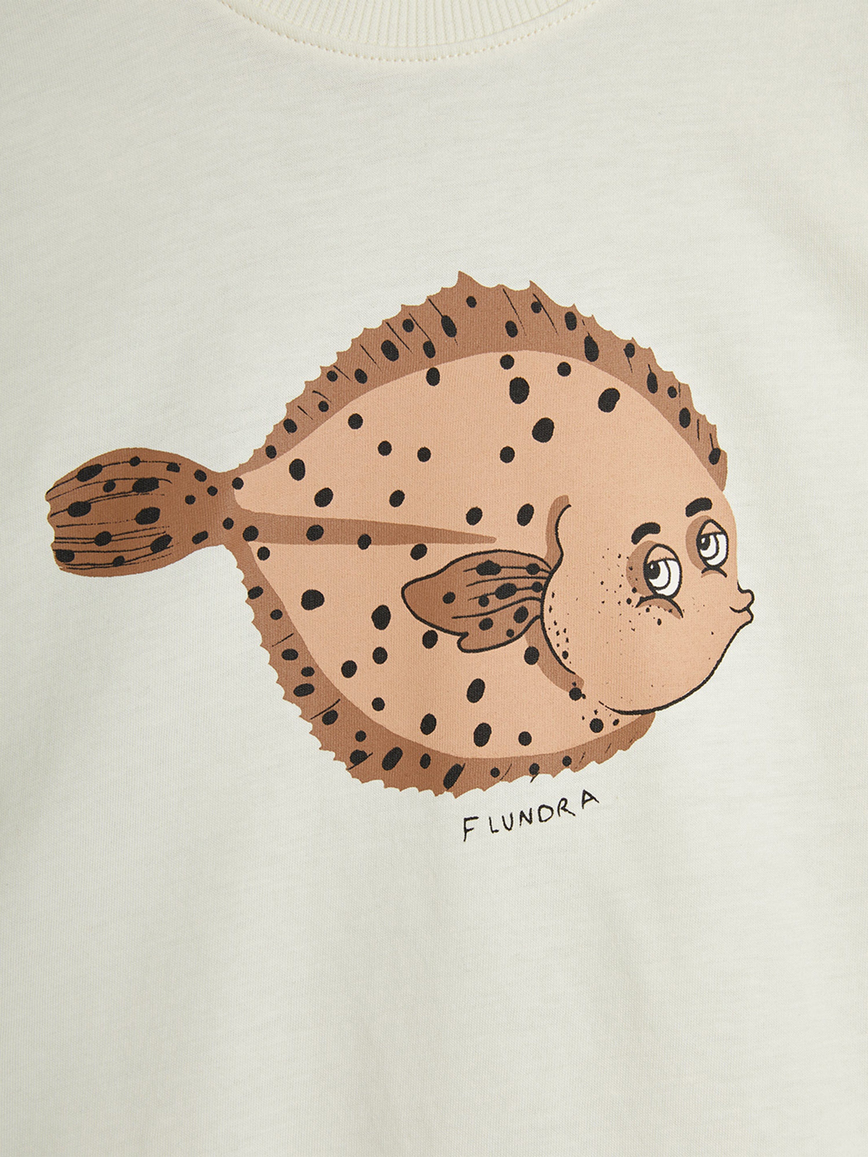 Kids Flundra T-Shirt in Ivory Inexpensive For Sale