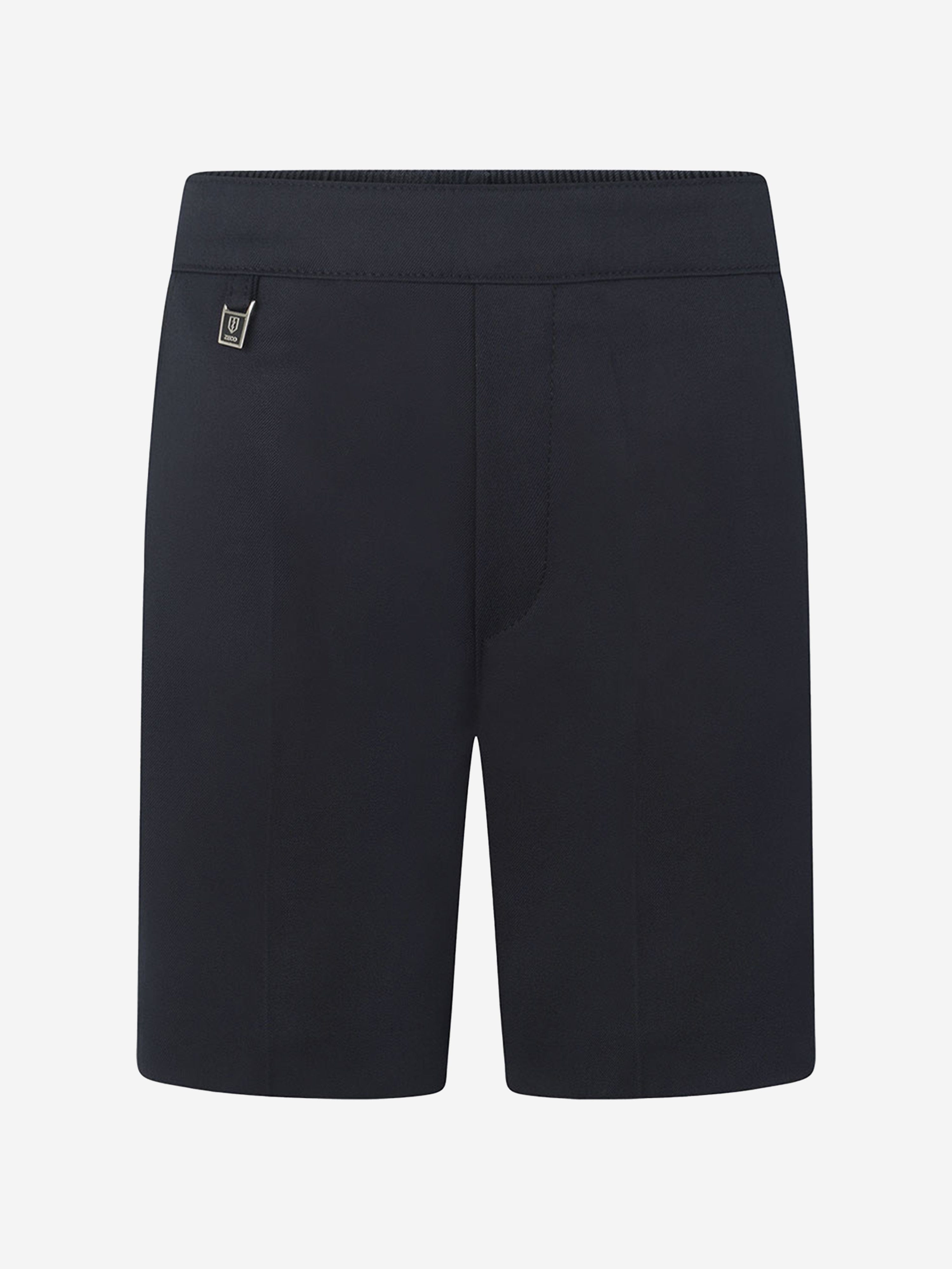 Zeco Kids School Half Elastic Back Pull Up Shorts in Navy Cheap Real Eastbay