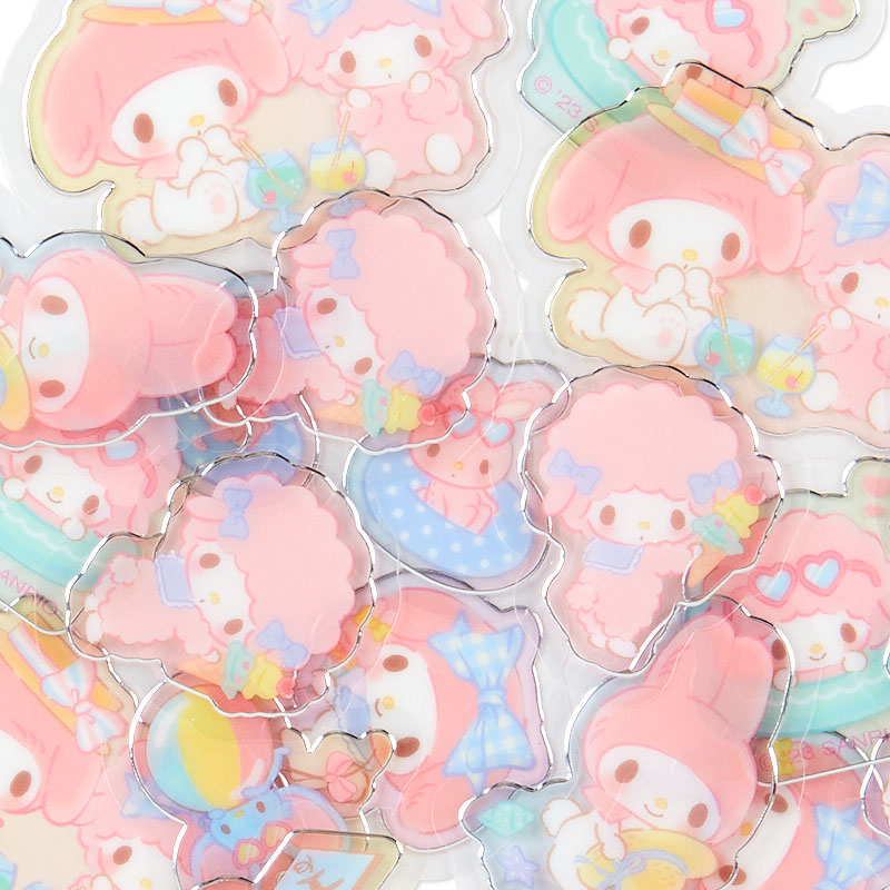 My Melody and My Sweet Piano 24-Piece Summer Tee Mini Sticker Pack Pick A Best For Sale