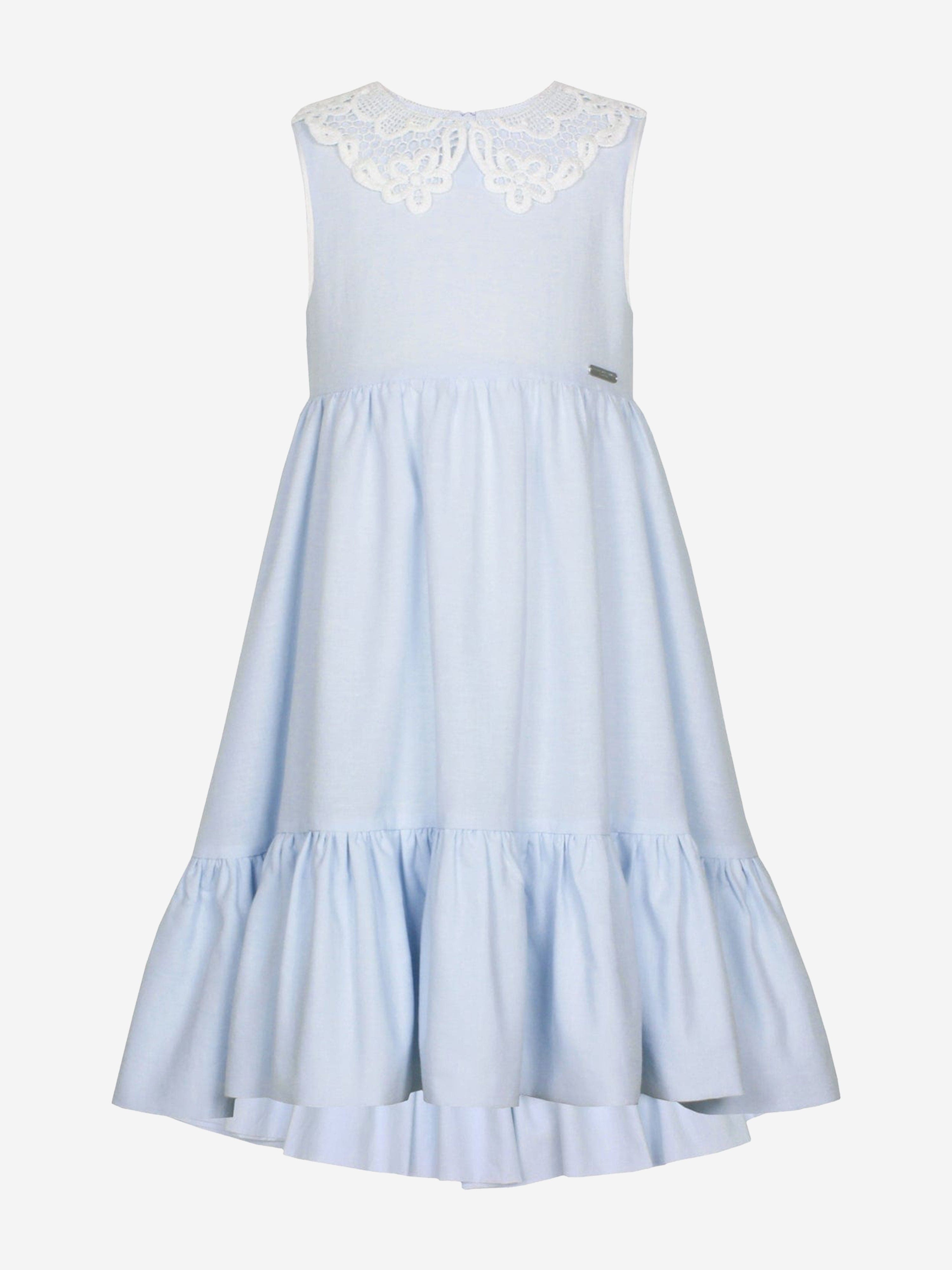Jessie And James Girls Billie Dress in Blue Discount Authentic Online