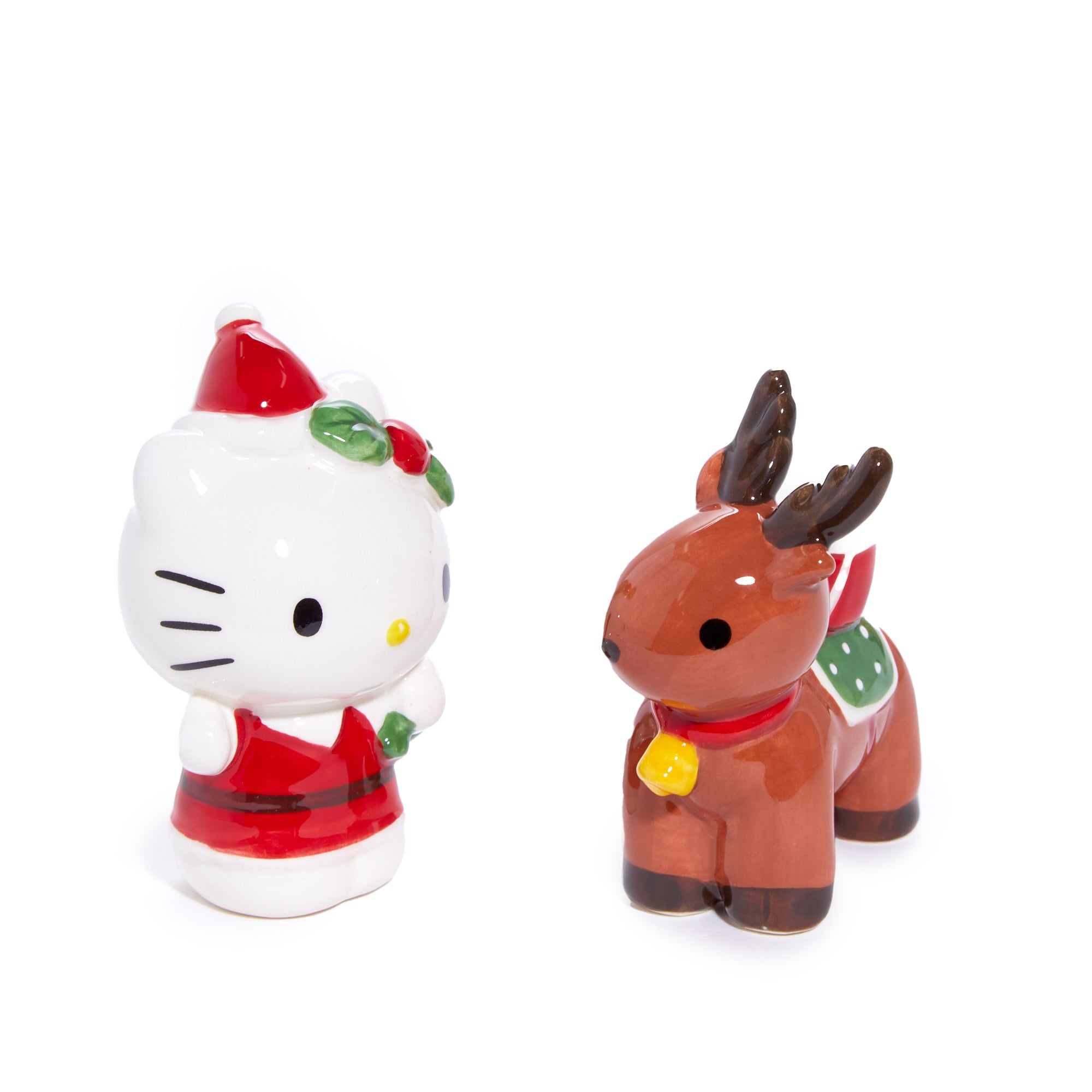 Hello Kitty Ceramic Holiday Salt & Pepper Set (Reindeer Friend) Cheap Sale With Credit Card