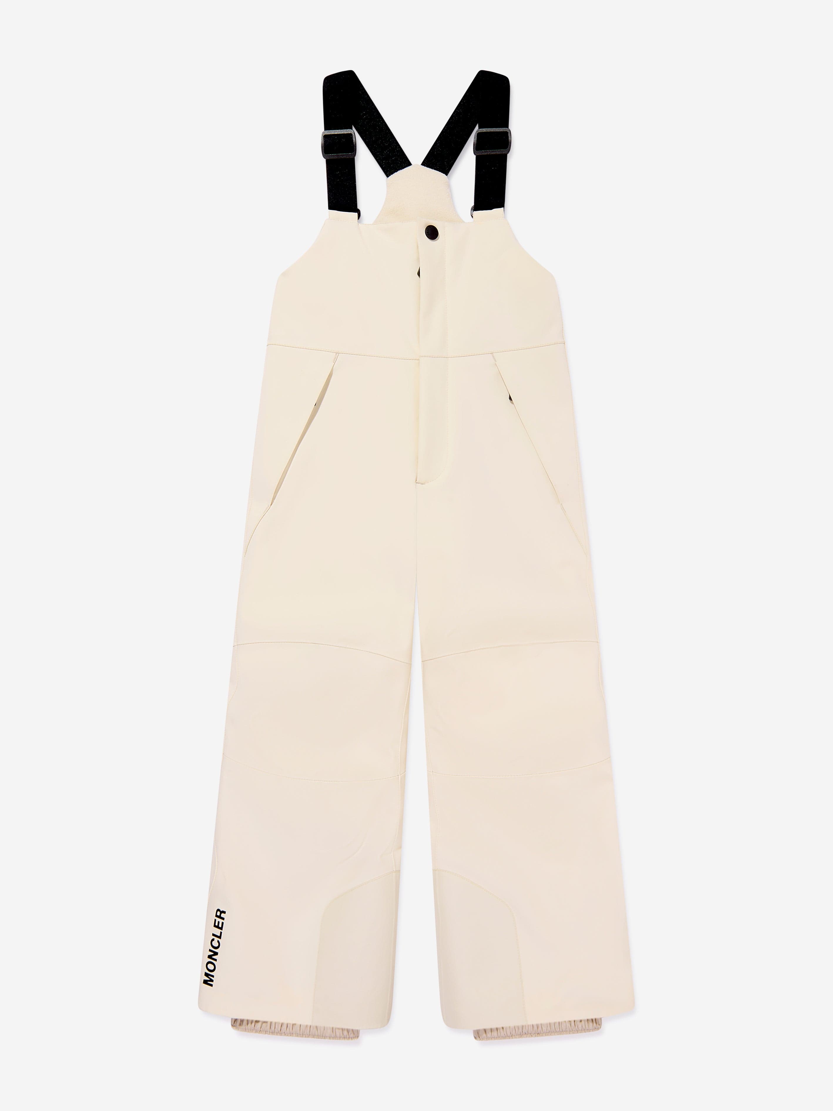 Moncler Enfant Kids Grenoble Ski Trousers in Ivory Looking For Sale Online