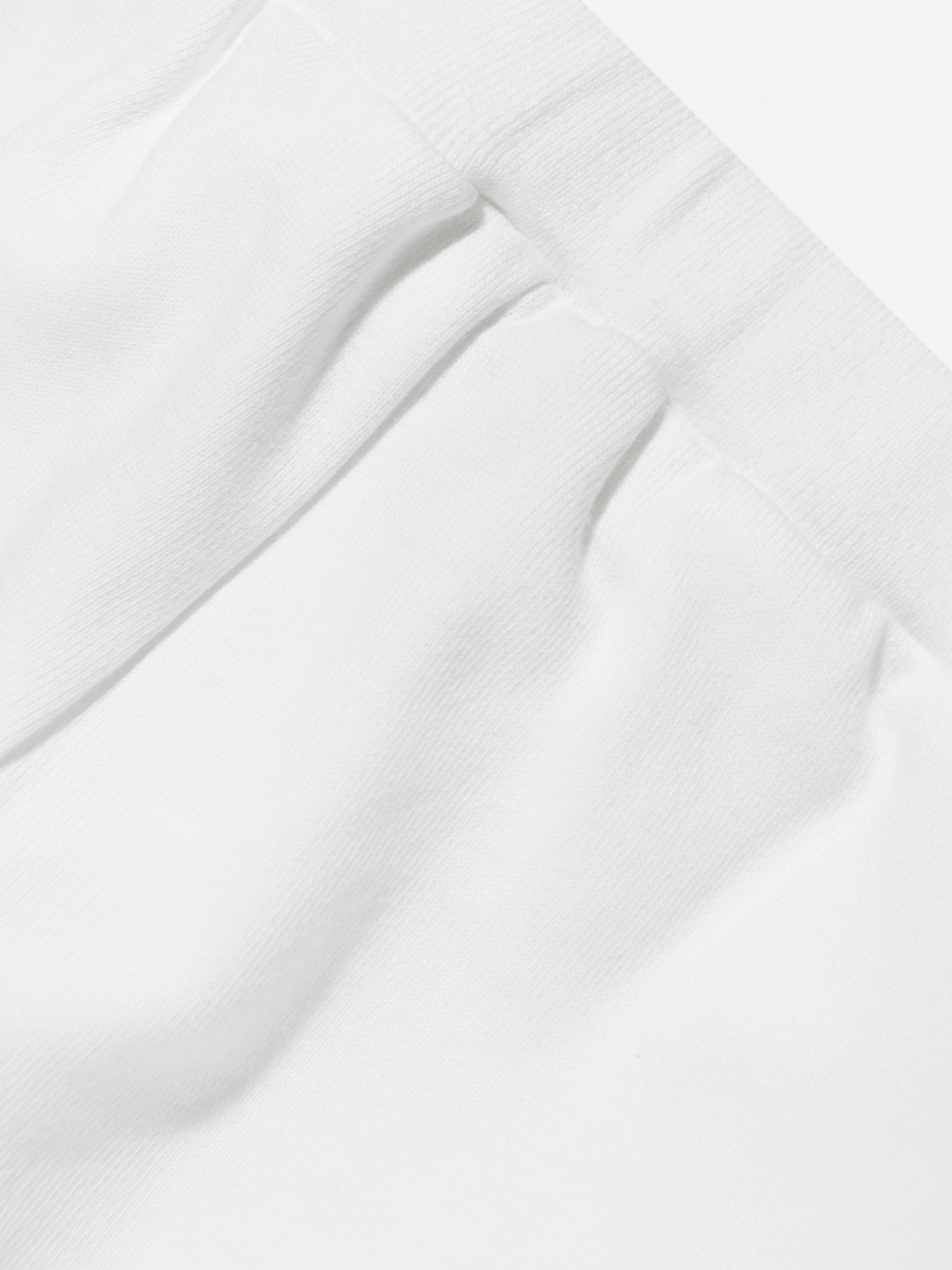 Fendi Baby Logo Joggers in White Sale Explore