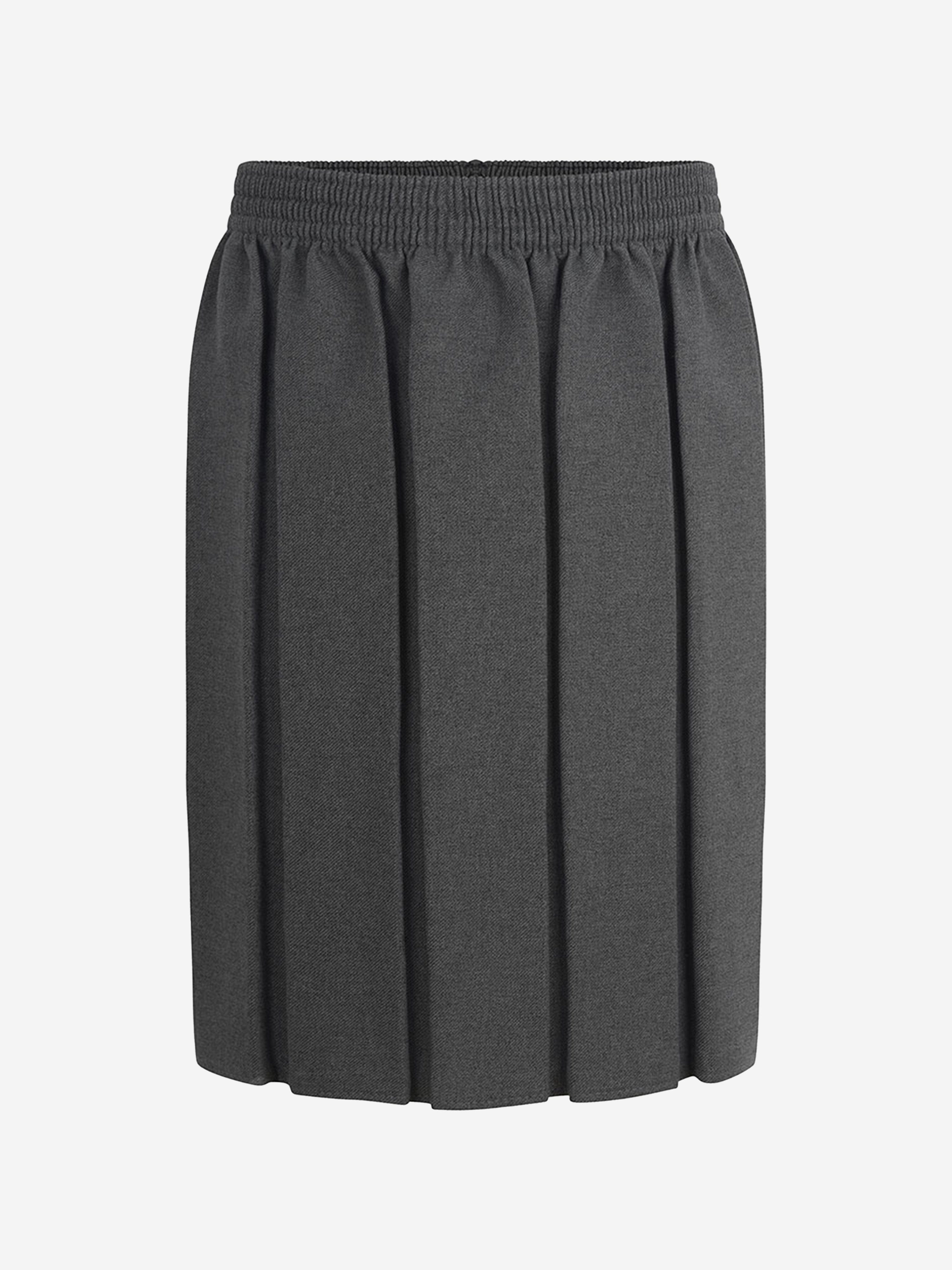 Zeco Girls School Box Pleat Skirt in Grey Buy Cheap Inexpensive