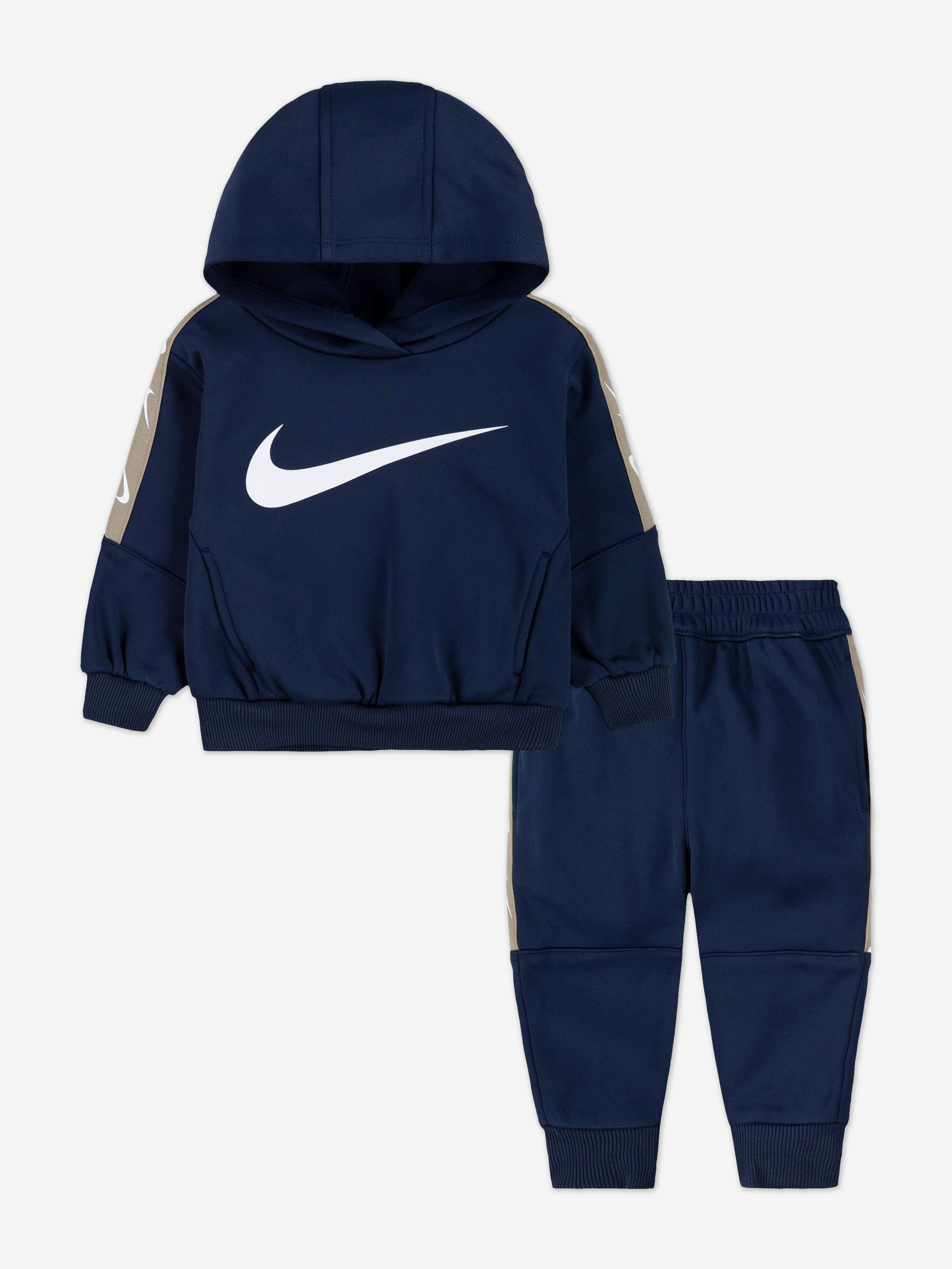 Nike Kids NSW Club Poly Tracksuit in Navy Cheap 100% Original