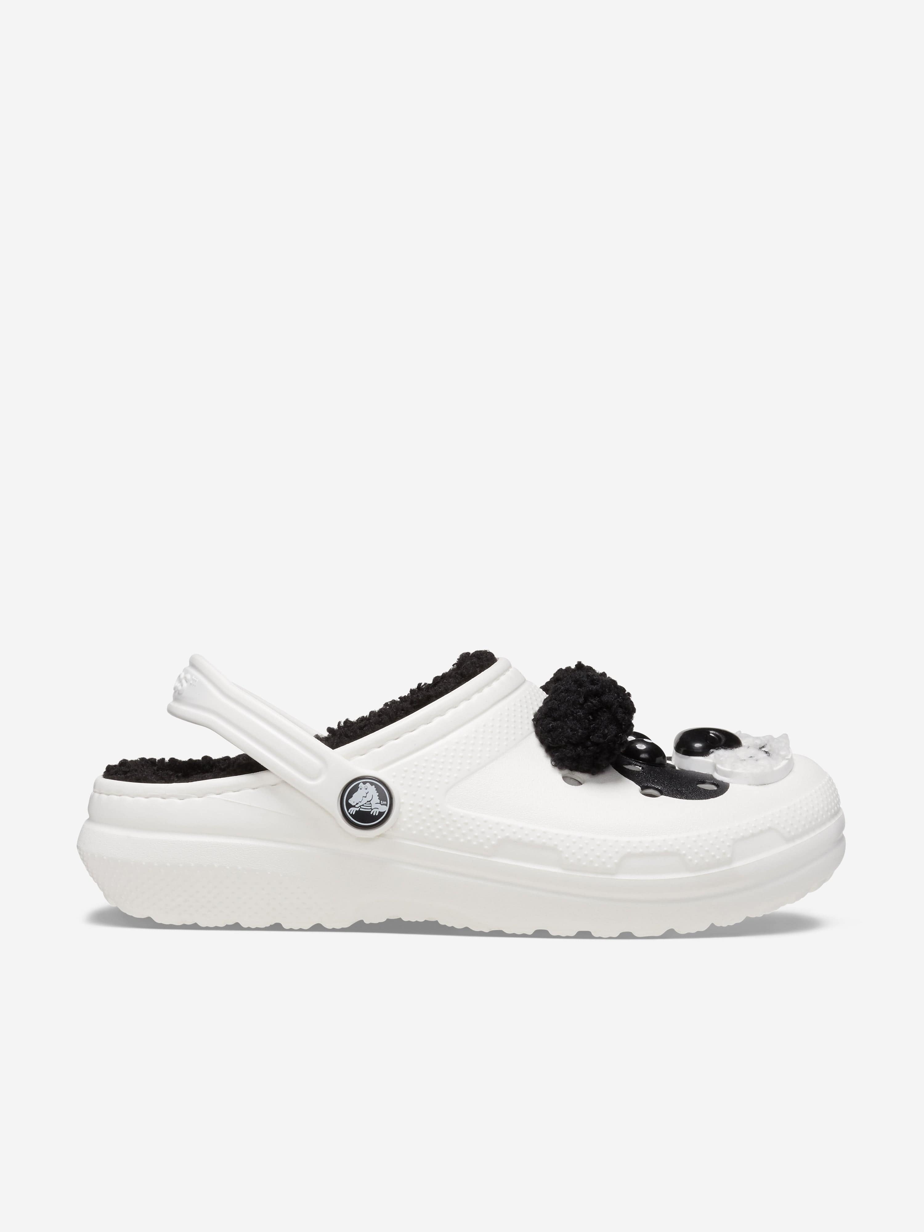 Crocs Kids Classic I Am Panda Bear Clog in White Free Shipping In China