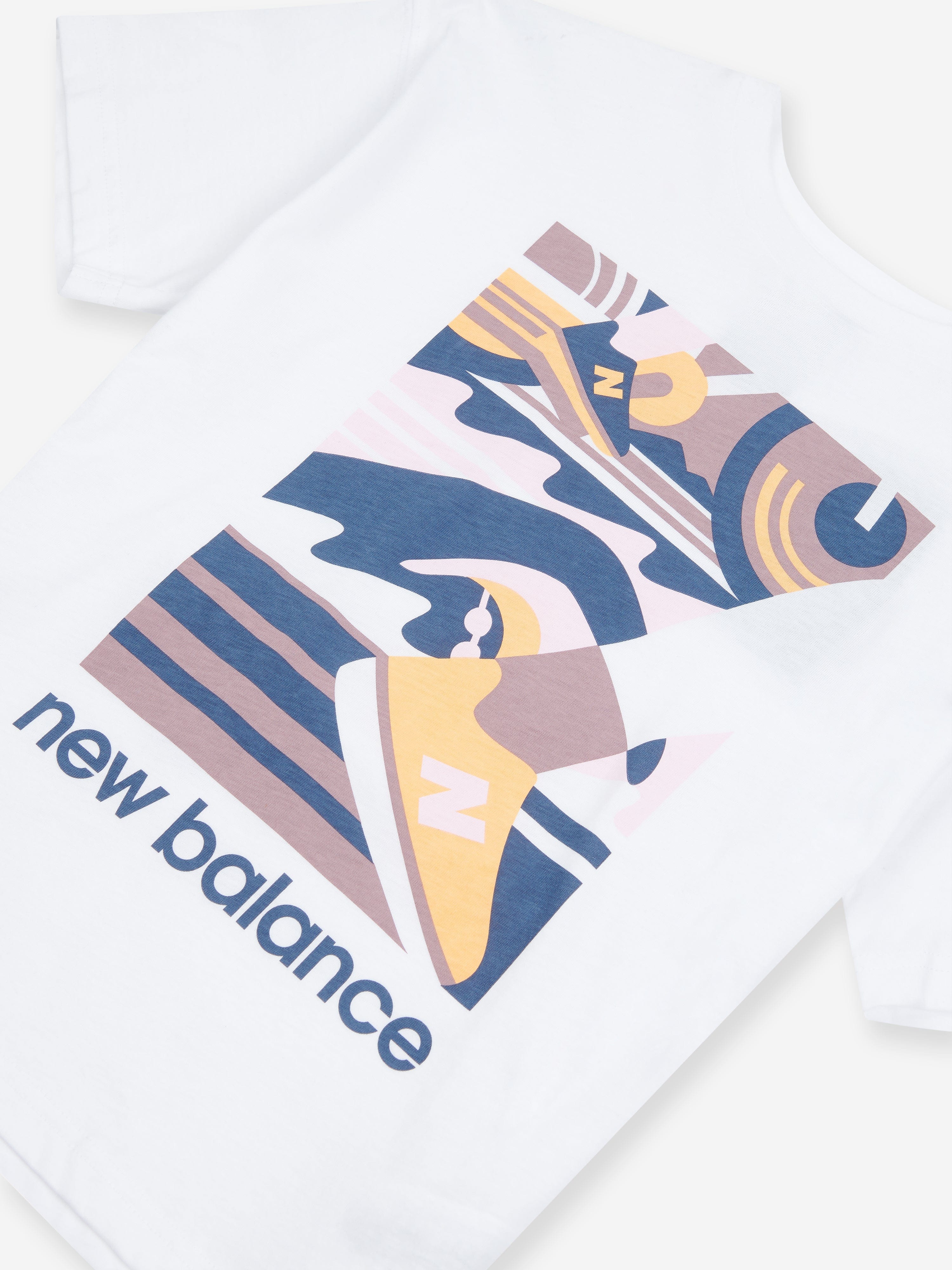 New Balance Girls Greatest Hits Graphic T-Shirt in White The Cheapest Cheap Online