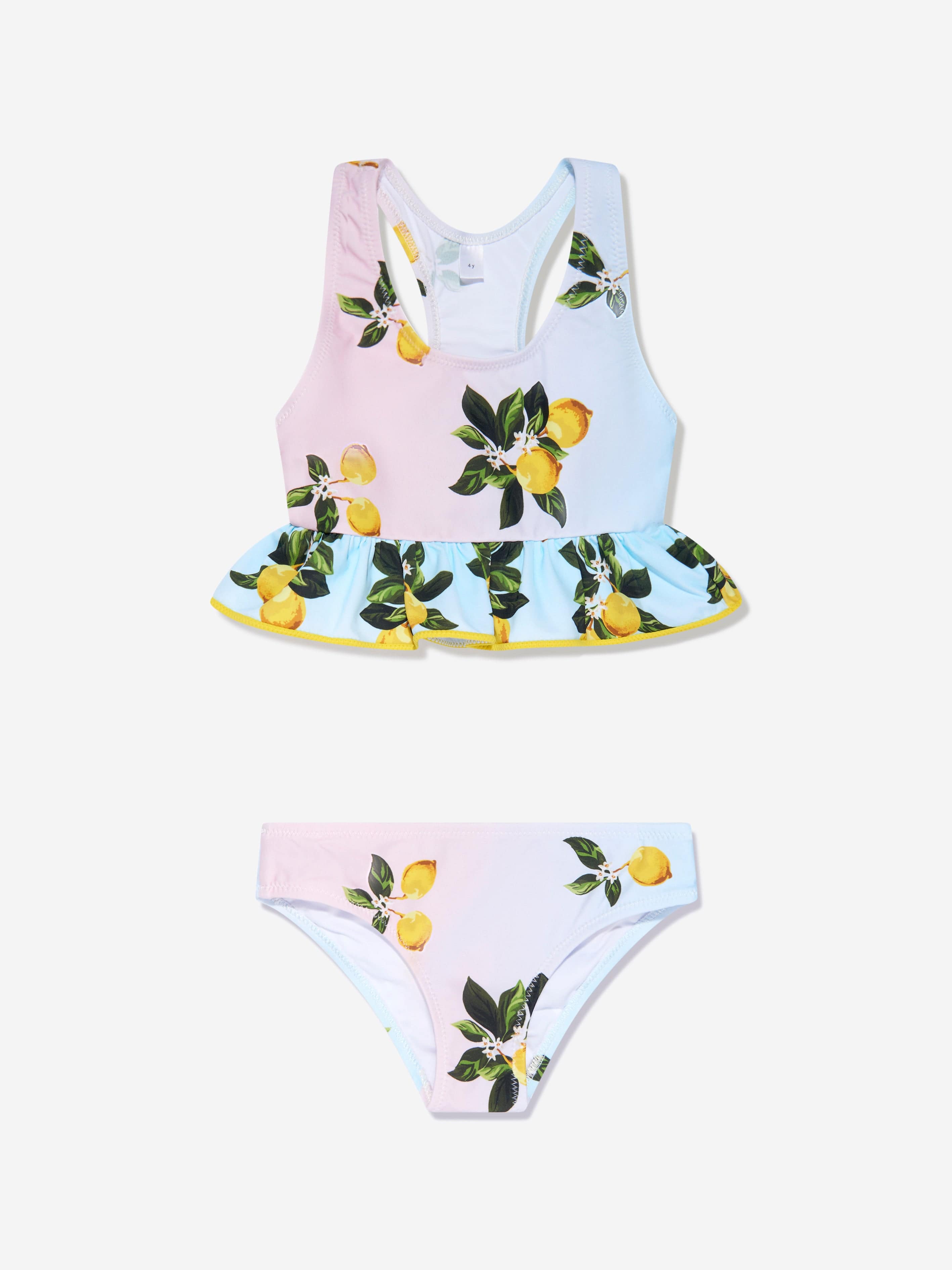 Nessi Byrd Girls Ira Lemon Print Bikini in Multicolour Manchester Great Sale Cheap Online