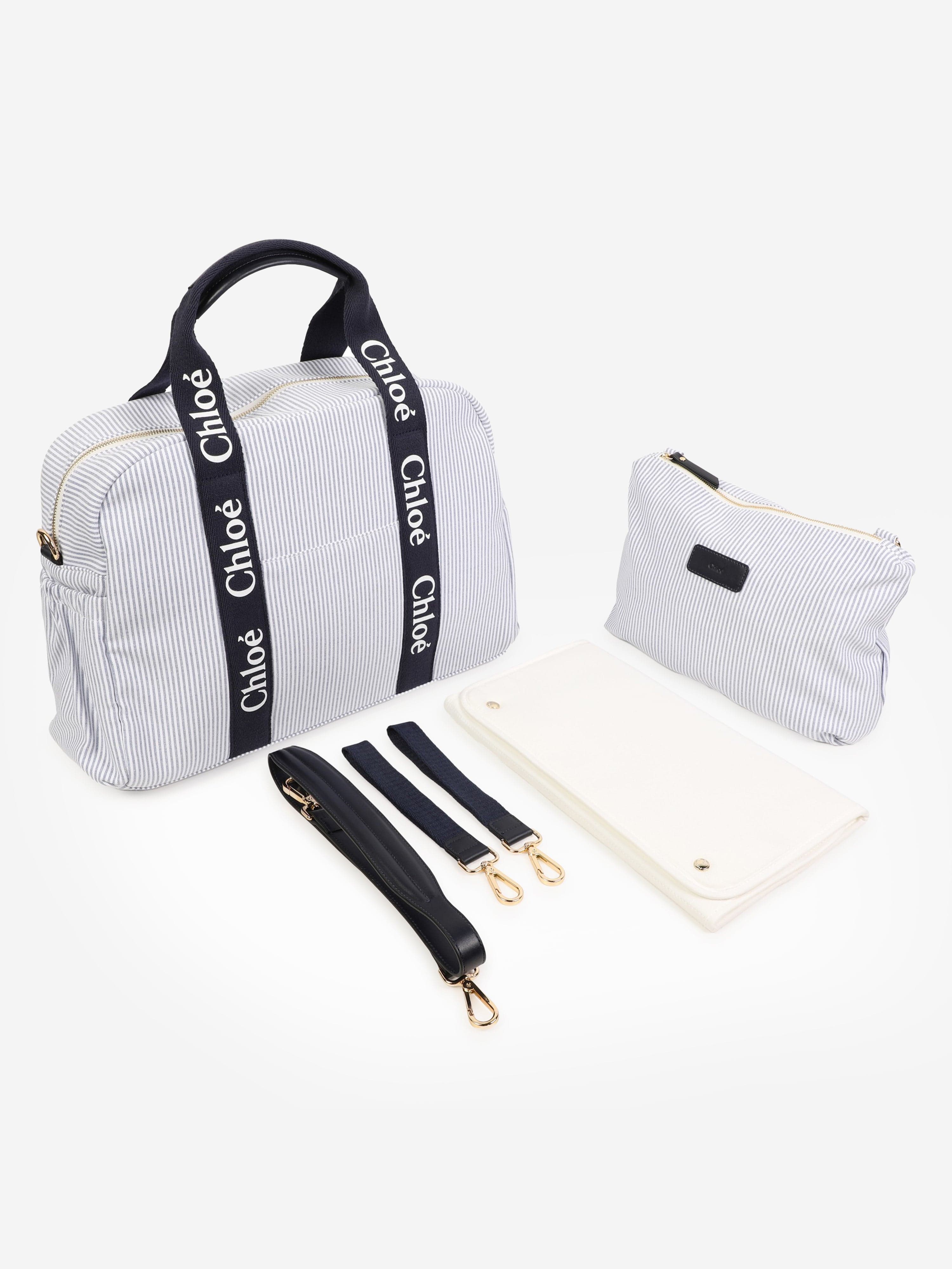 Chlo¨¦ Baby Striped Changing Bag in Navy (41cm) Limited Edition Online