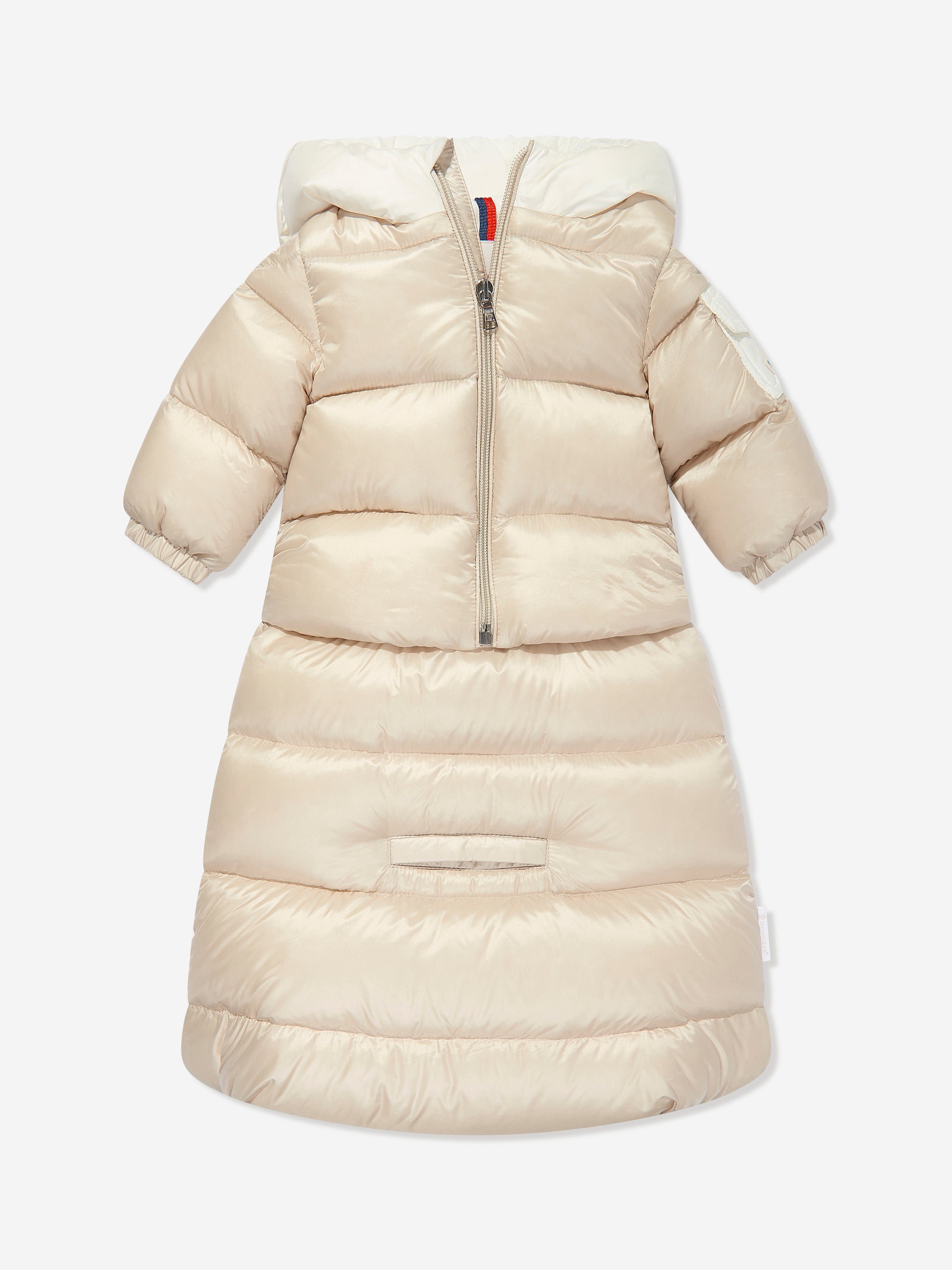 Moncler Enfant Baby Down Padded Ueno Nest in Ivory Sale Good Selling