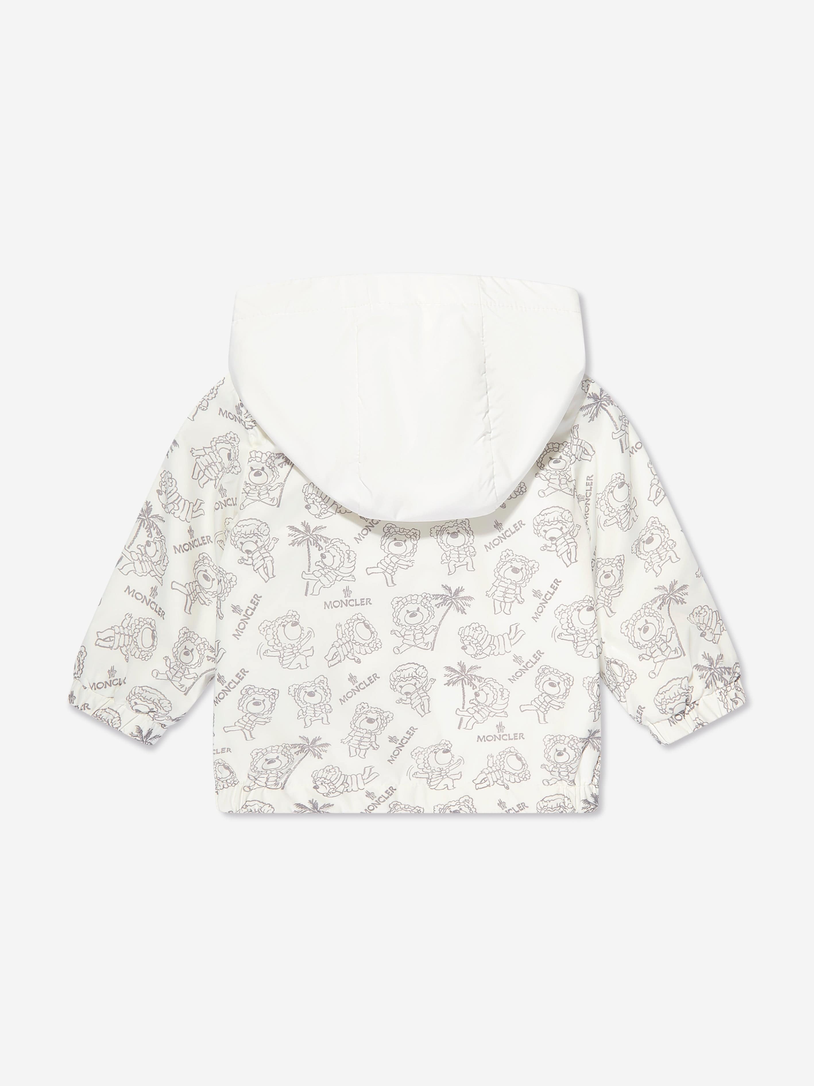 Moncler Enfant Baby Fynn Jacket in White Cheap Sale Online