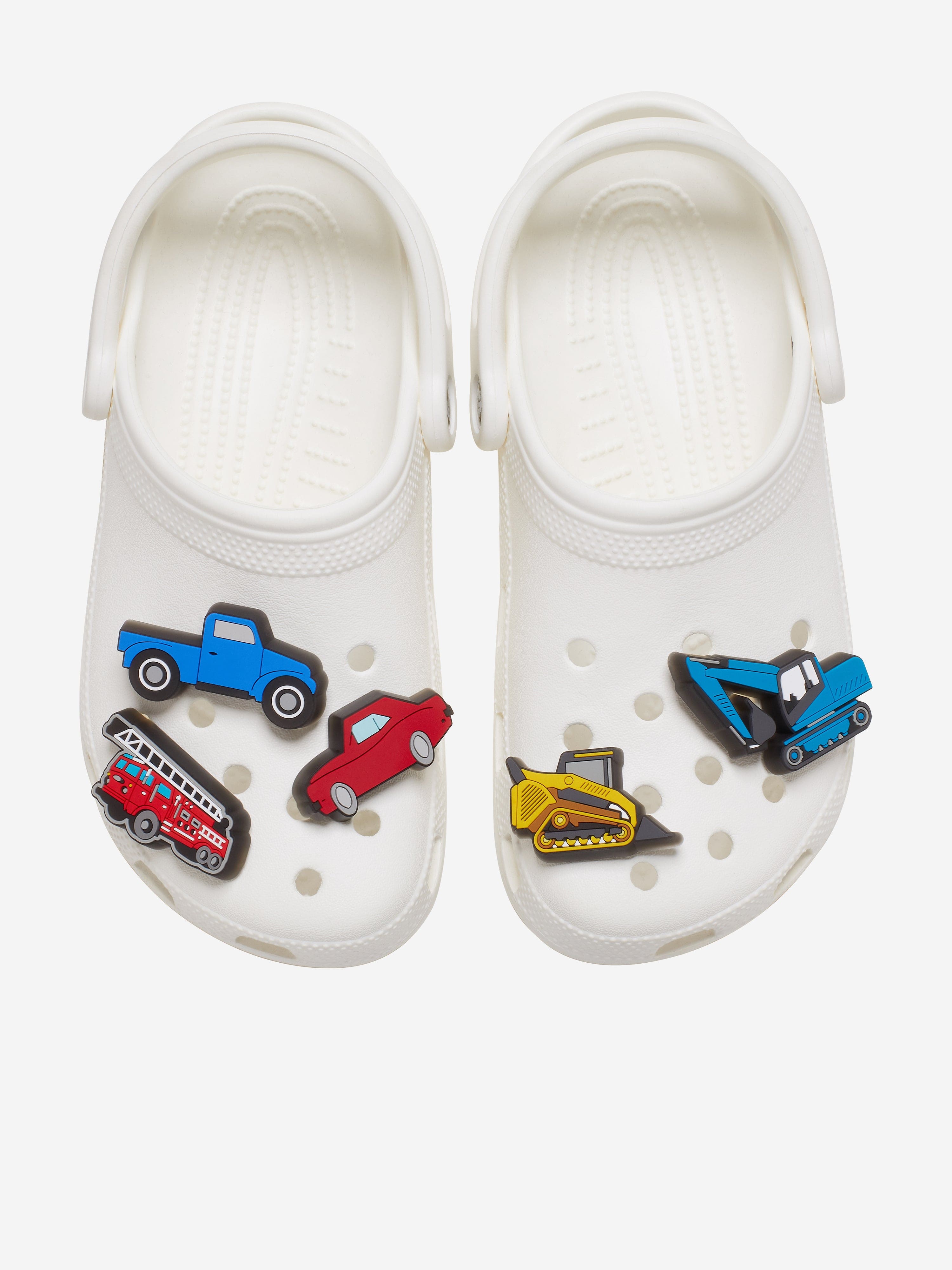 Crocs Kids Lights Up Cars Trucks Jibbitz Charm 5 Pack in Multicolour Cheap Sale For Cheap