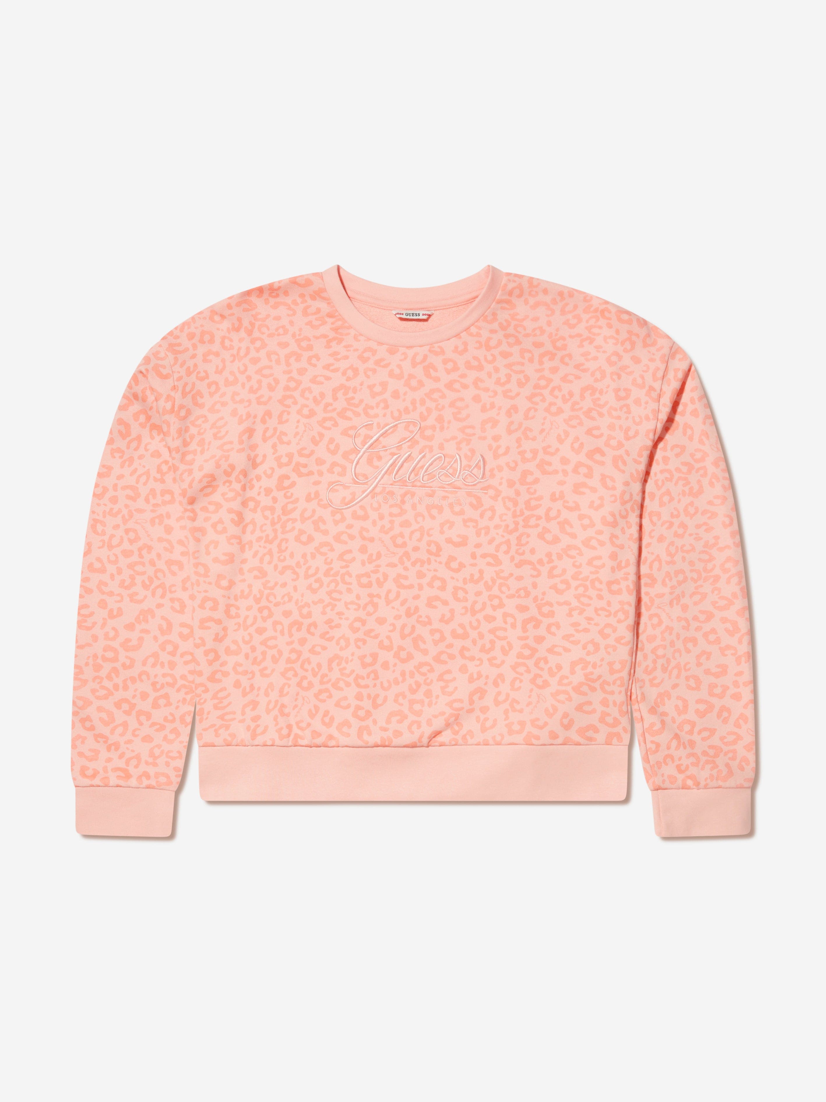 Guess Girls Leopard Print Sweatshirt Best