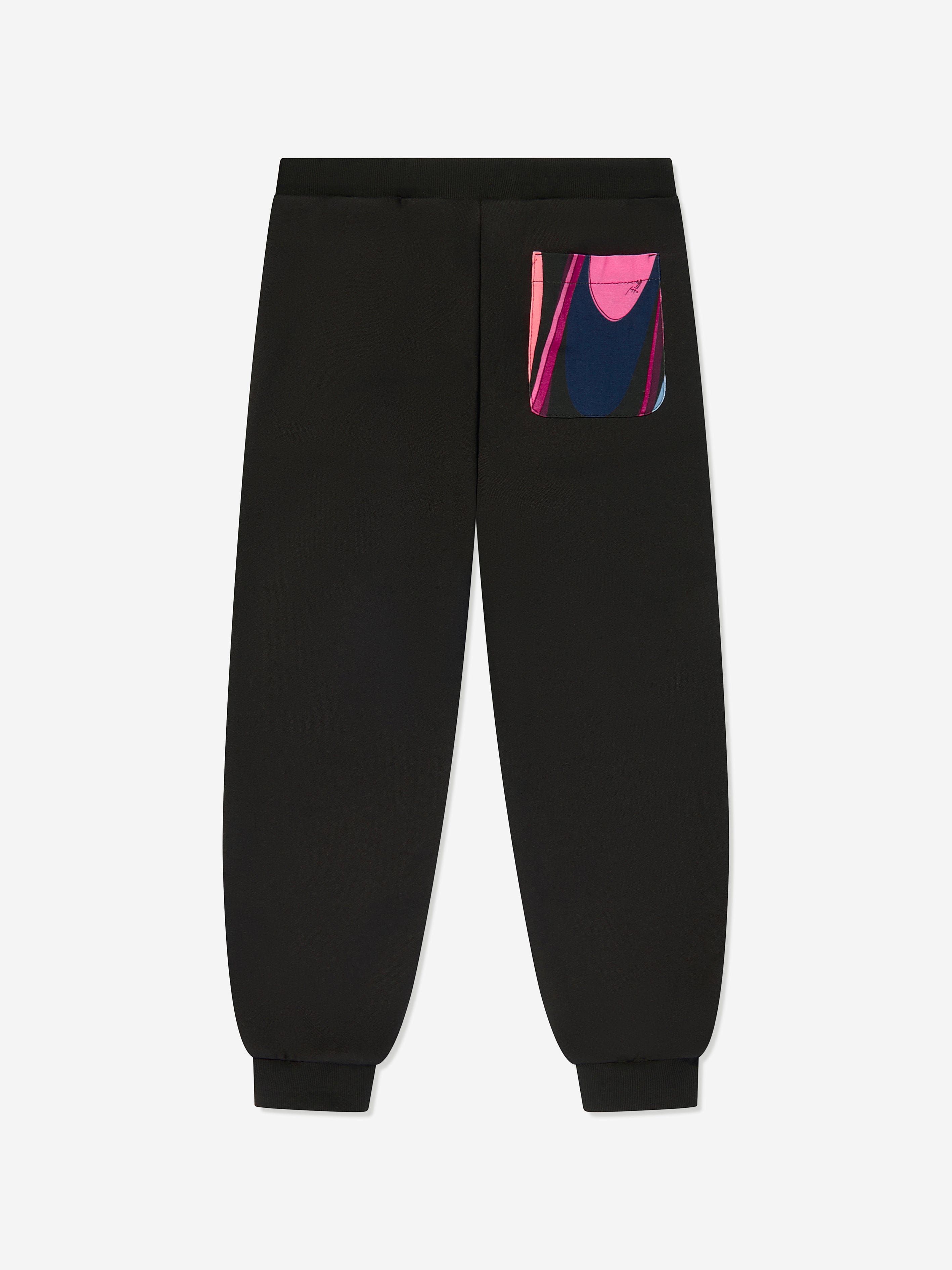 Pucci Girls Logo Joggers in Black Sale Best Seller