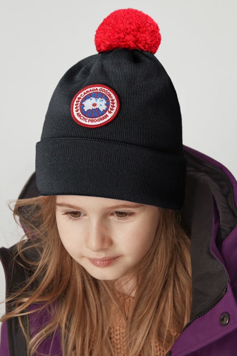 Canada Goose Kids Wool Pom Pom Hat Classic For Sale