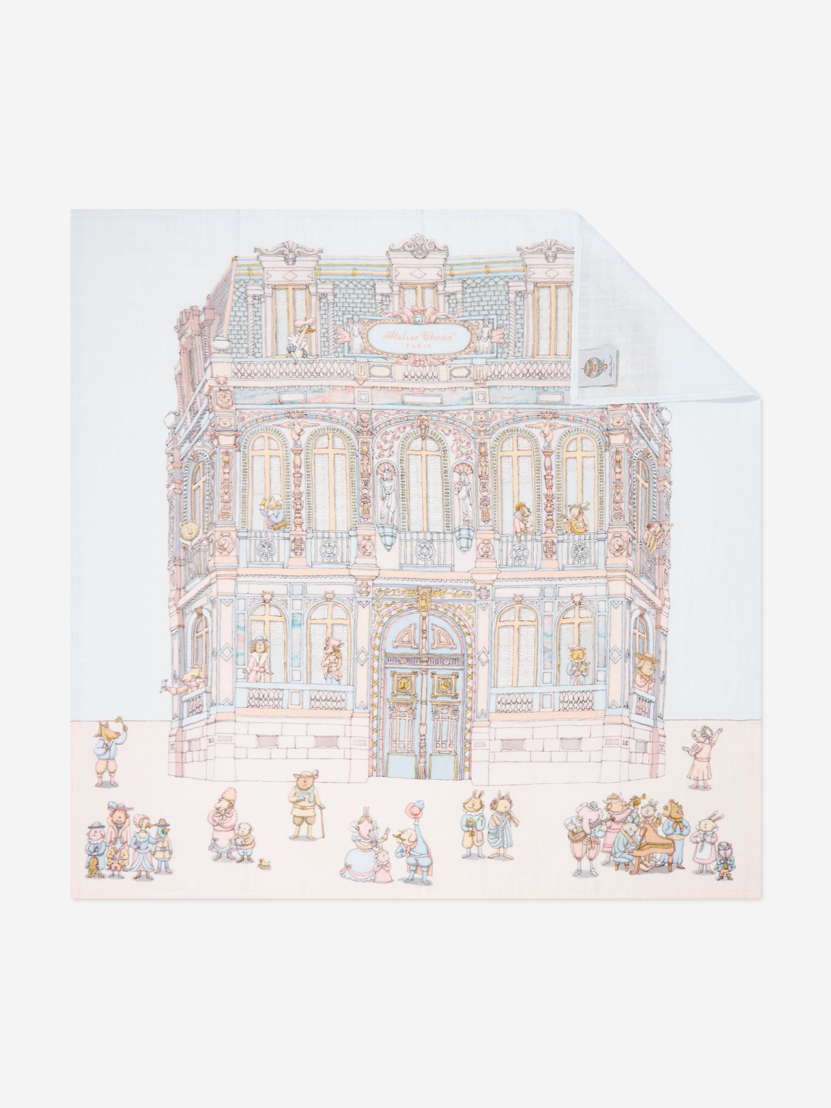 Atelier Choux Baby Chteau Choux Swaddle in Multicolour (100cm) Looking For Online