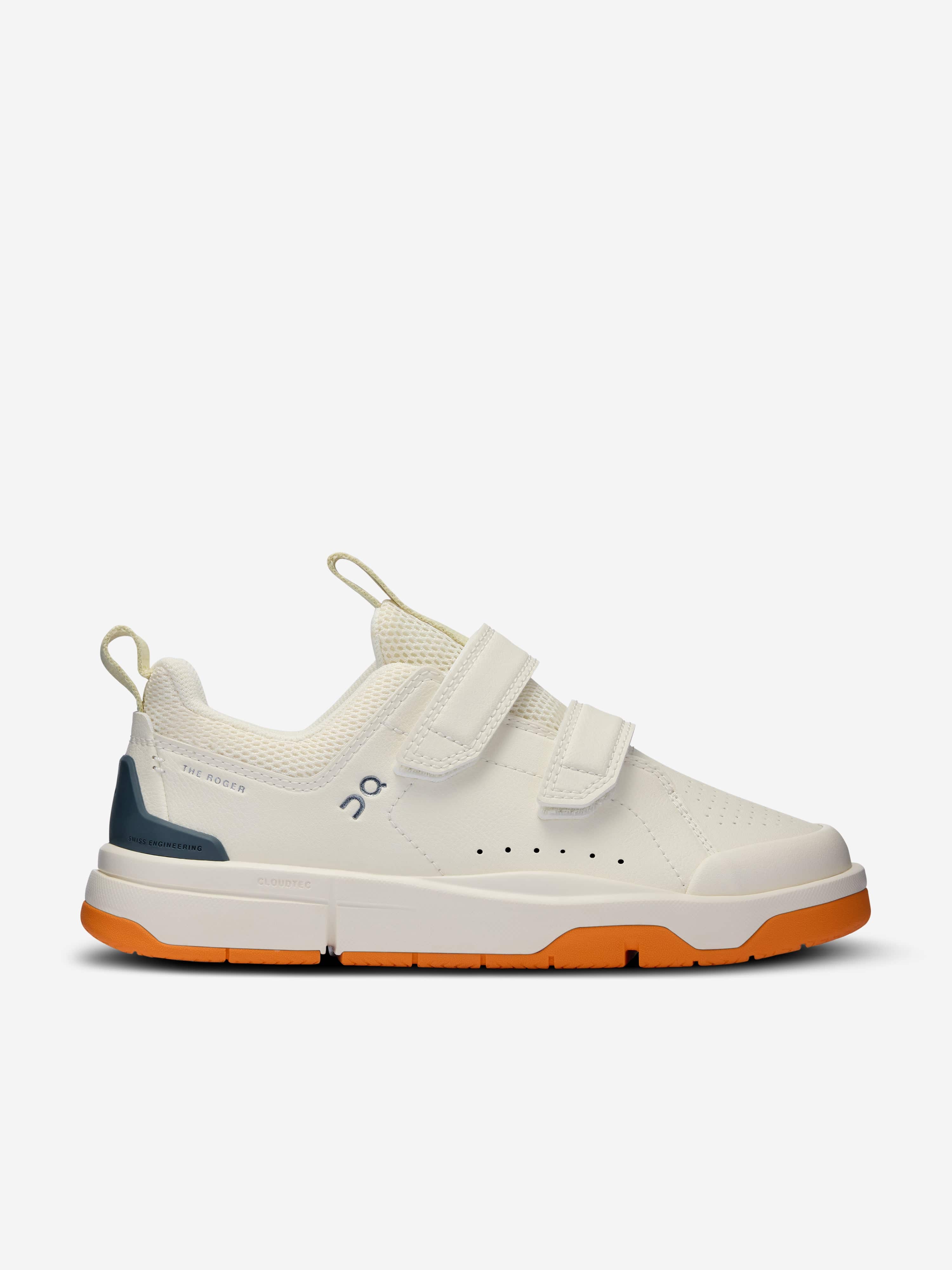 On Running Kids The Roger Trainers in Ivory With Mastercard For Sale