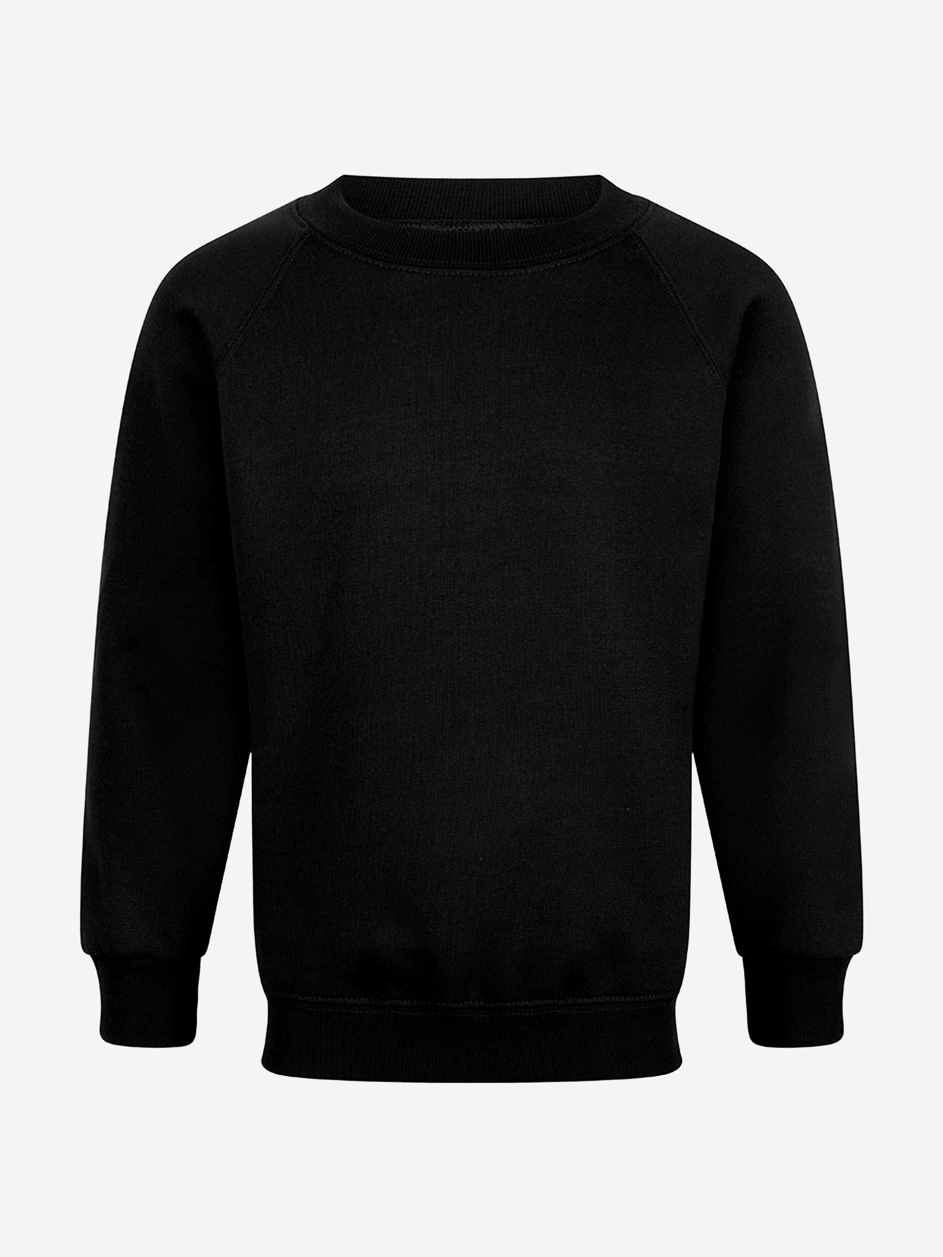 Zeco Kids School Crew Neck Sweatshirt in Black Cheap Sale Brand New Unisex