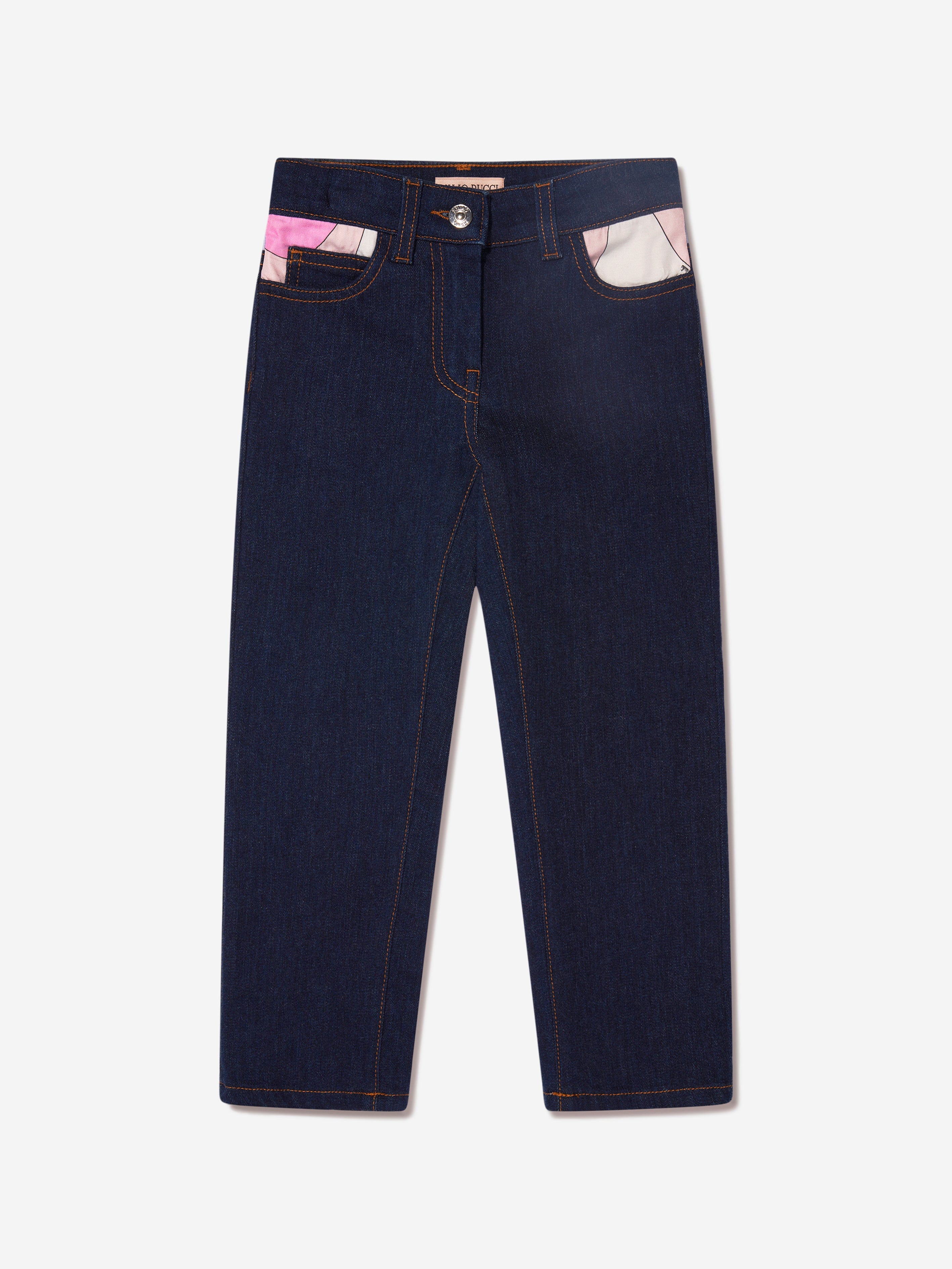 Pucci Girls Marmo Pocket Jeans in Blue Buy Cheap Websites