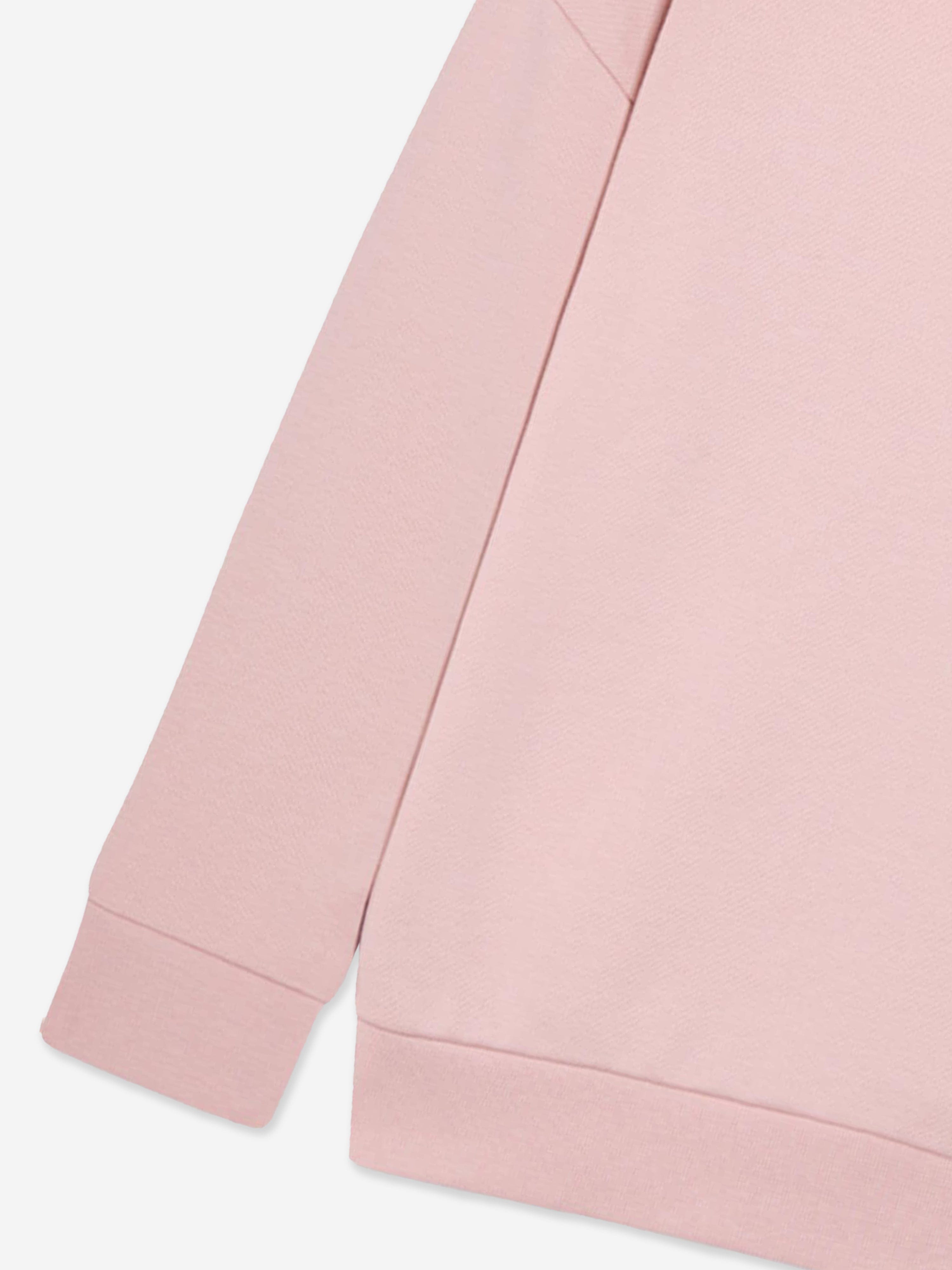 Versace Girls Diamante Medusa Logo Hoodie in Pink Outlet New