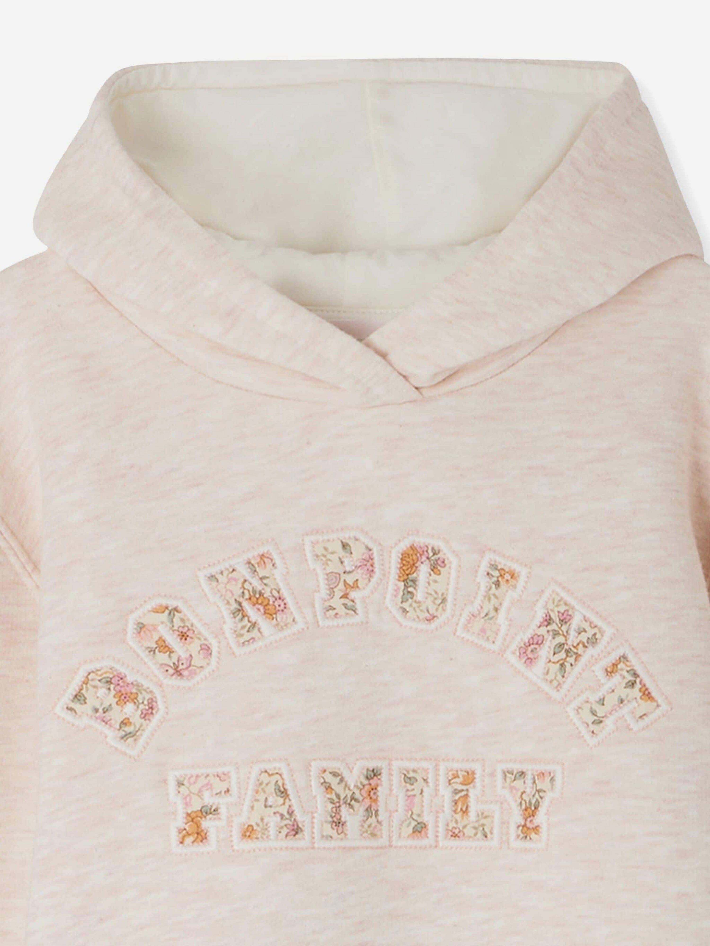 Bonpoint Girls Tita Hoodie in Pink Fashionable Sale Online