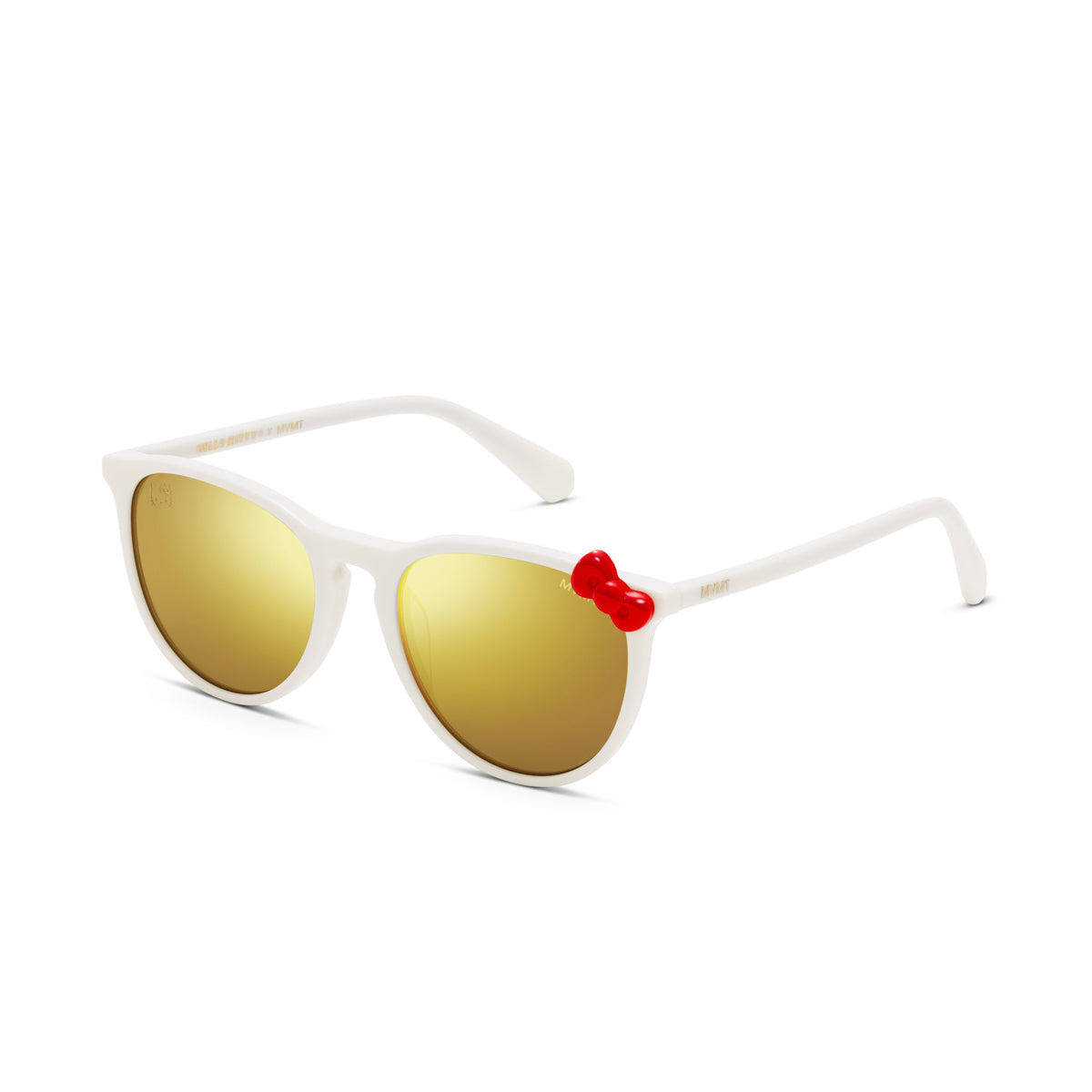 Hello Kitty x MVMT Ingram Sunglasses (Glossy White) Outlet Classic