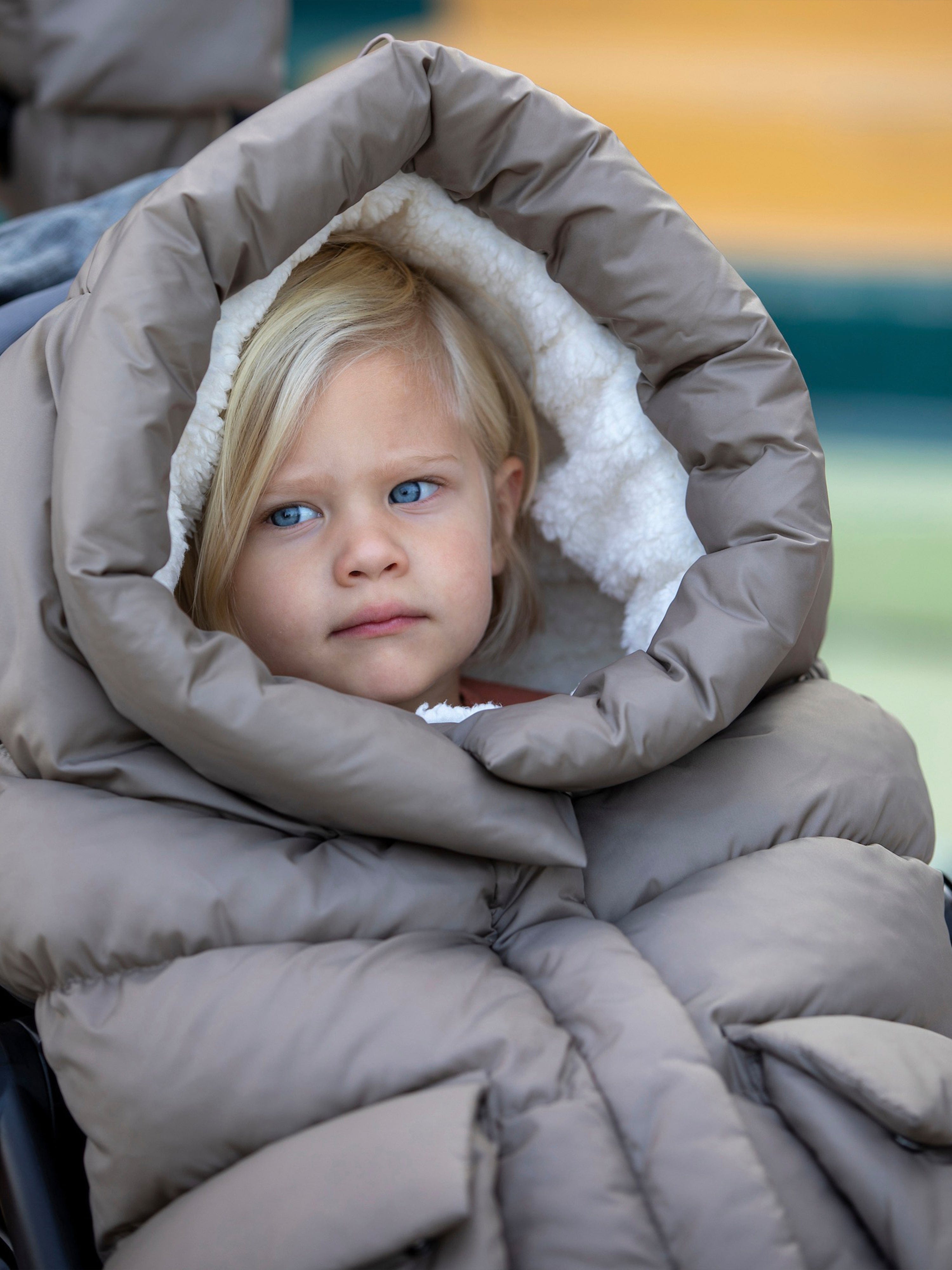 7AM Enfant Baby Blanket 212 Evolution Oslo Nest in Beige Cheap Sale Geniue Stockist