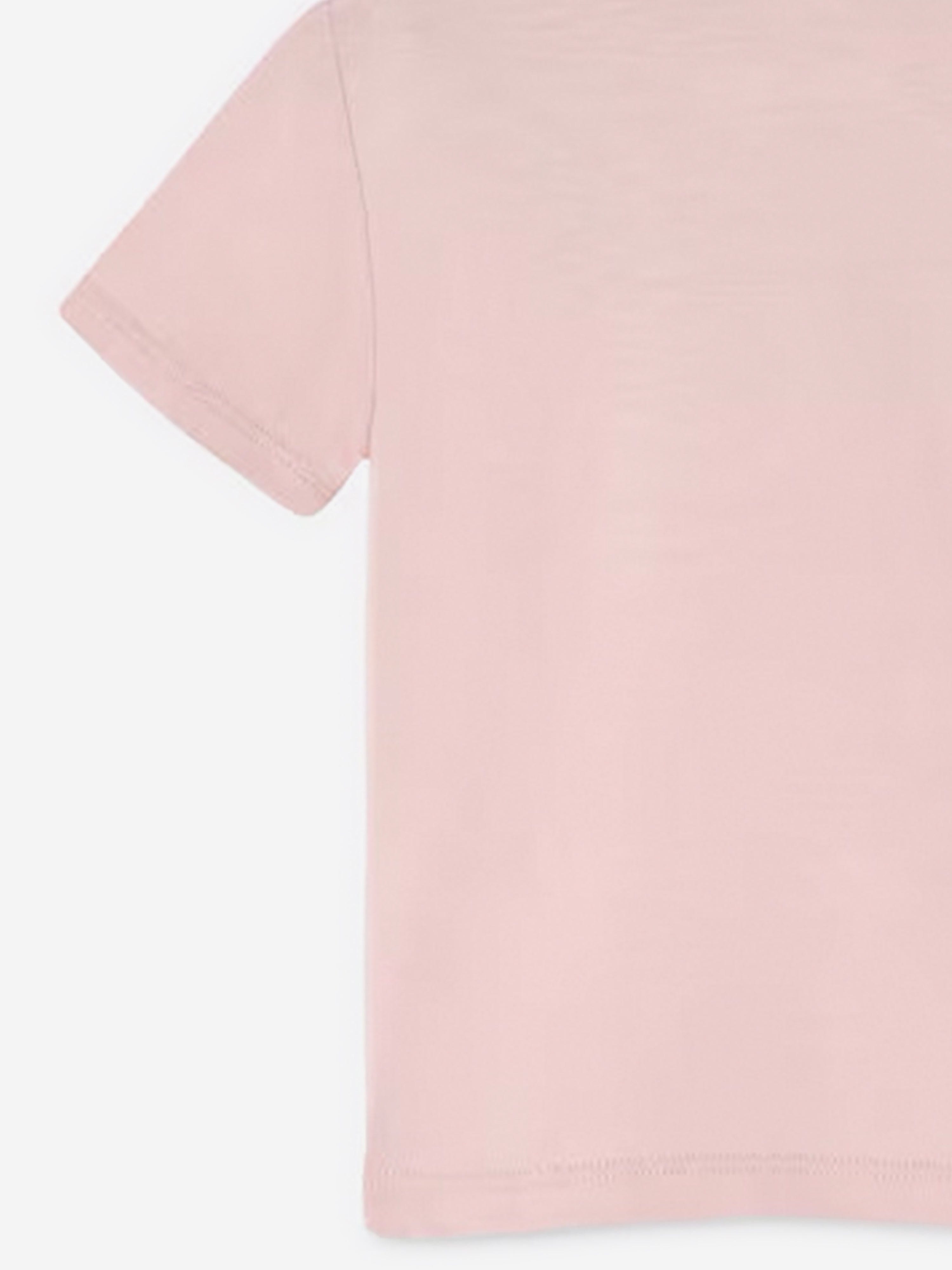 Versace Baby Girls Logo Print T-Shirt in Pink Browse For Sale