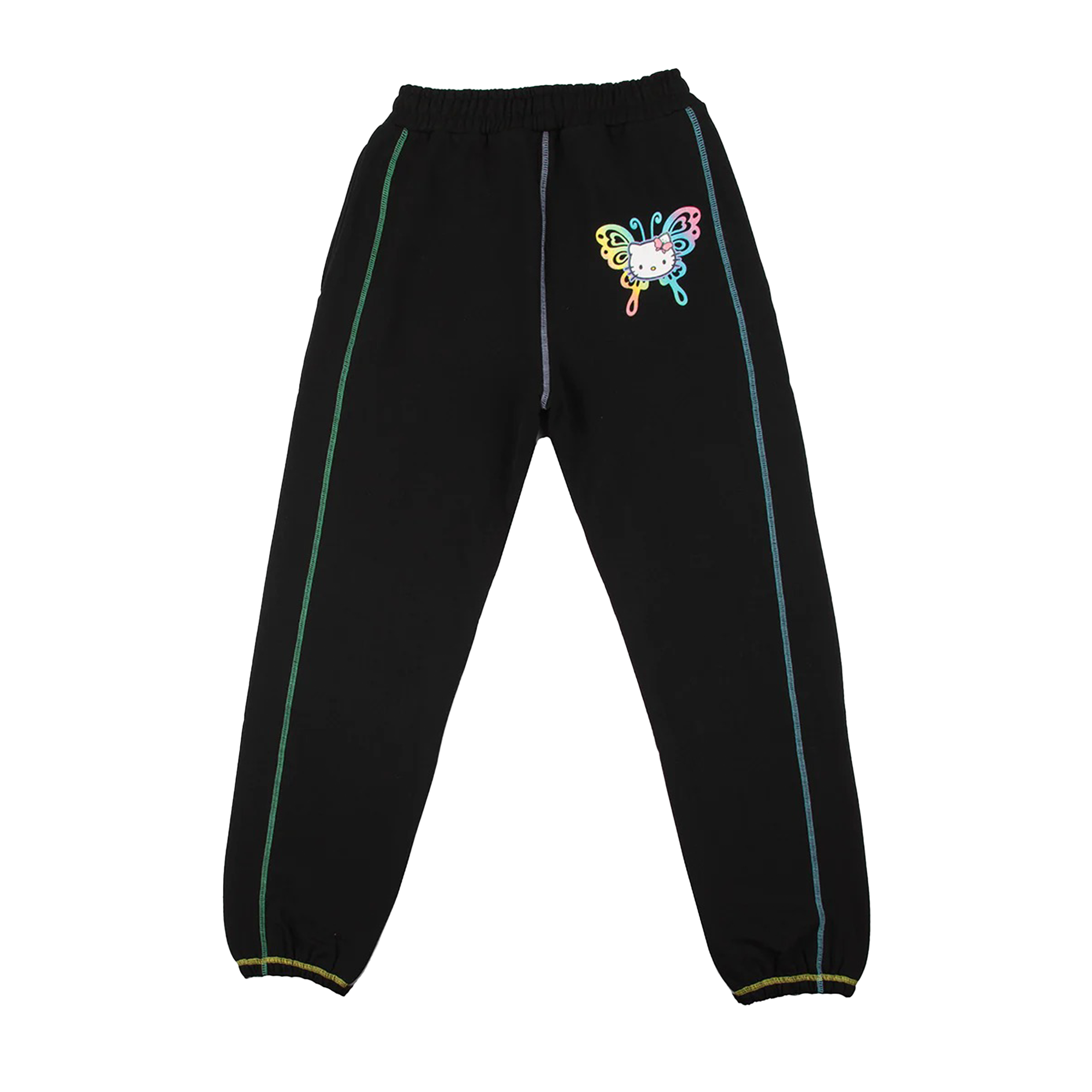 Hello Kitty x Dumbgood Butterfly Glitter Sweatpants Sale Visa Payment