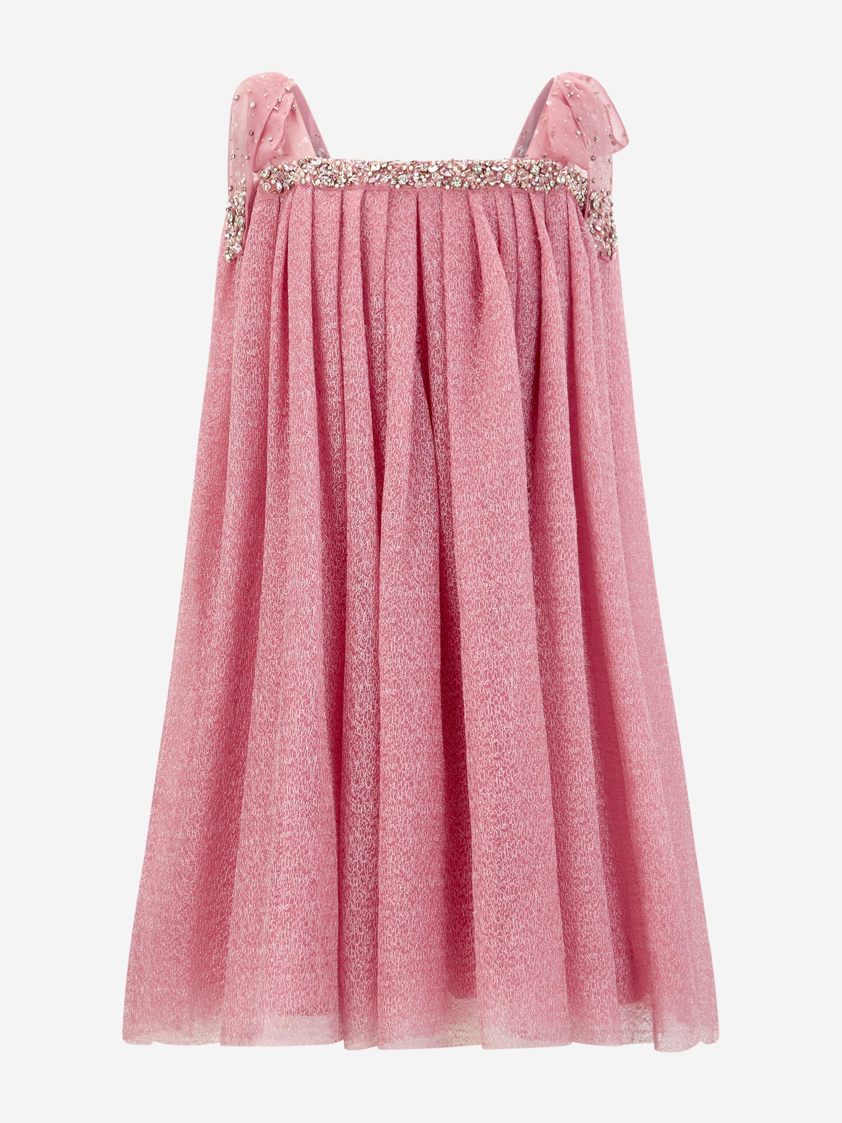 Maison Ava Girls Este Occasion Dress in Pink Release Dates Sale Online