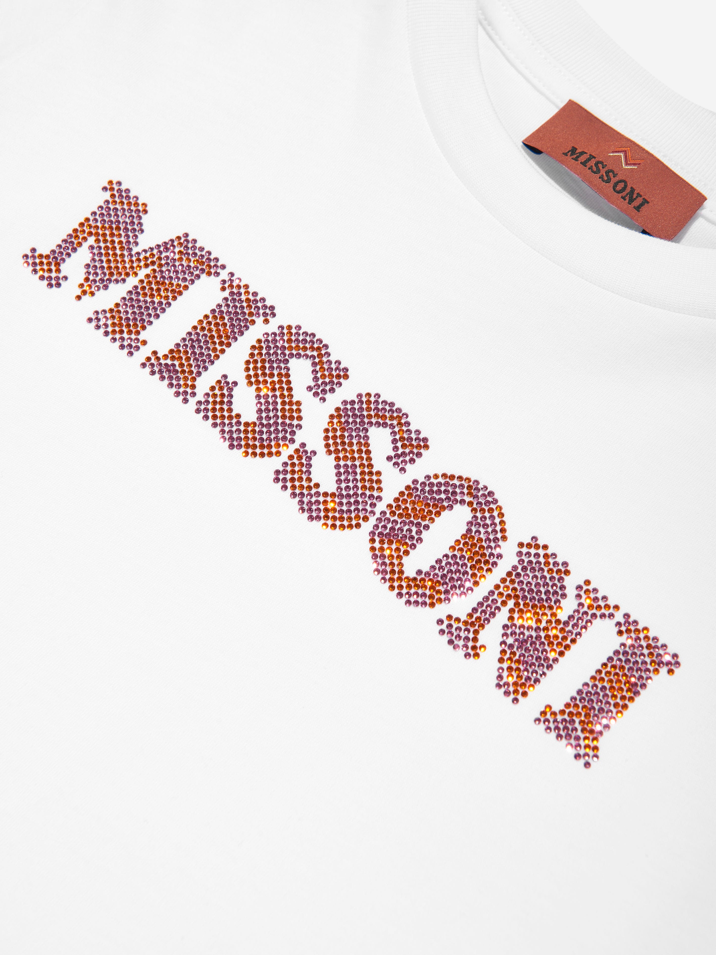 Girls Logo T-Shirt in White Sale Cheap Online