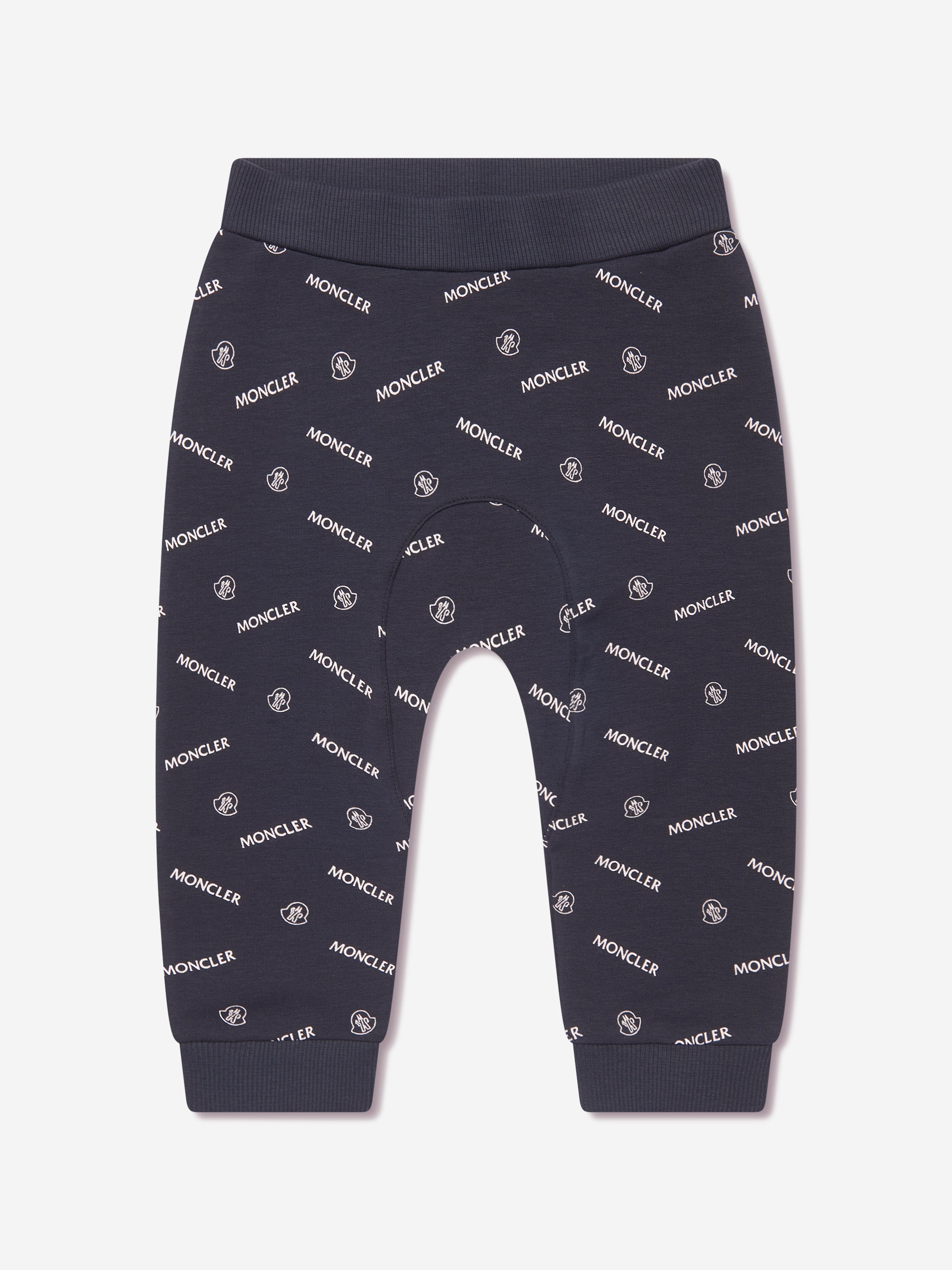 Moncler Enfant Baby Logo Tracksuit in Navy Clearance Hot Sale
