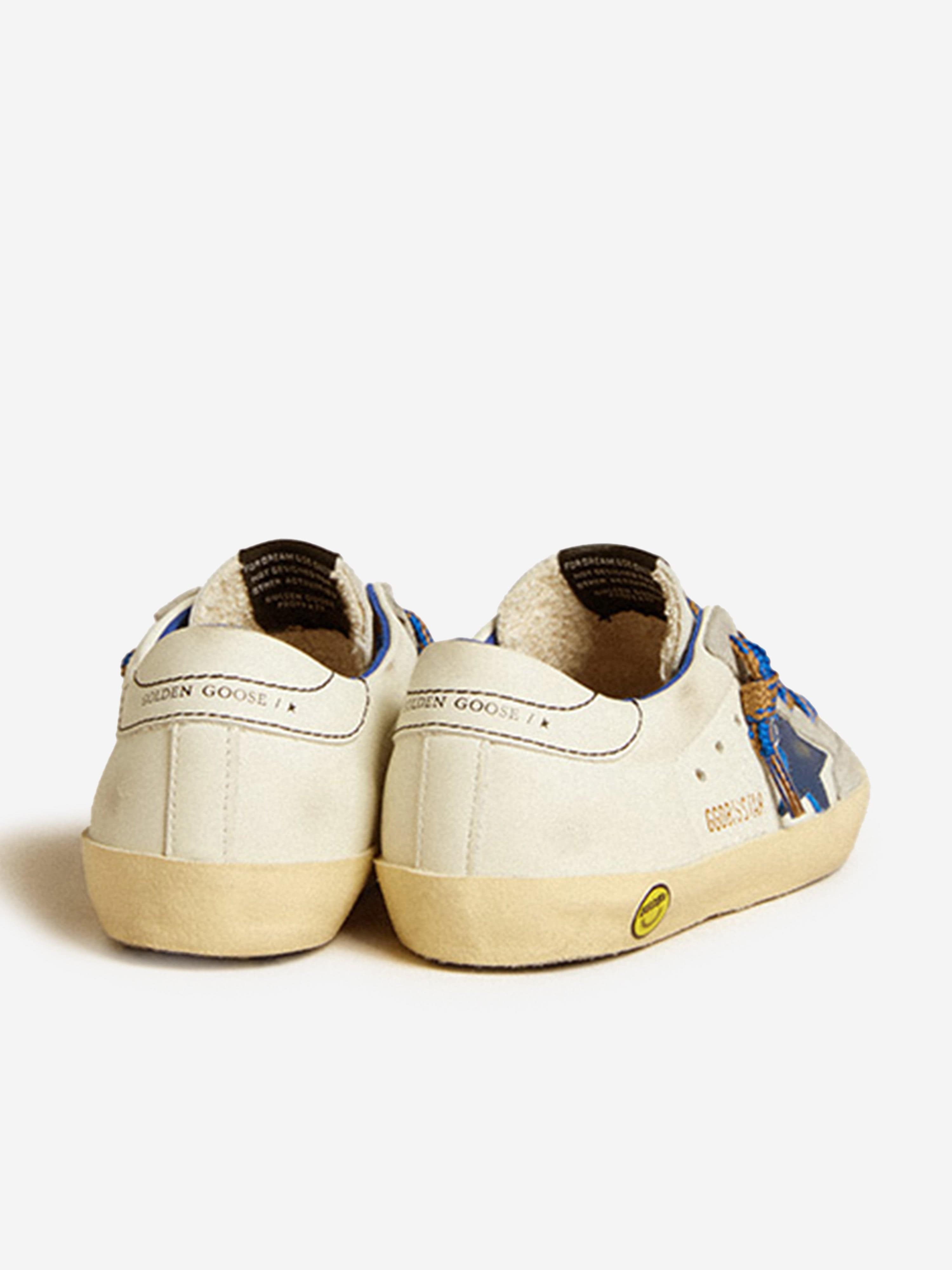 Kids Leather Super-Star Penstar Classic Trainers in White Store Cheap Online