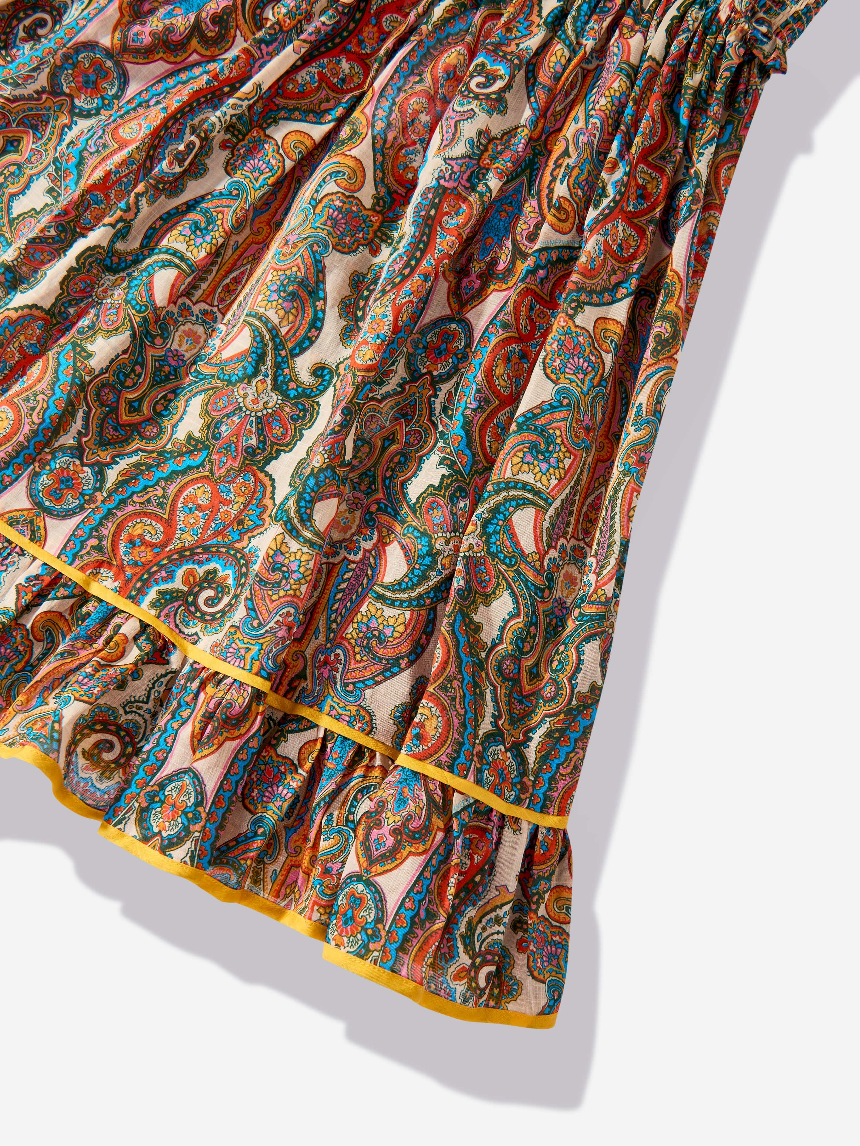 Zimmermann Girls Paisley Ottie Dress in Multicolour Clearance With Mastercard