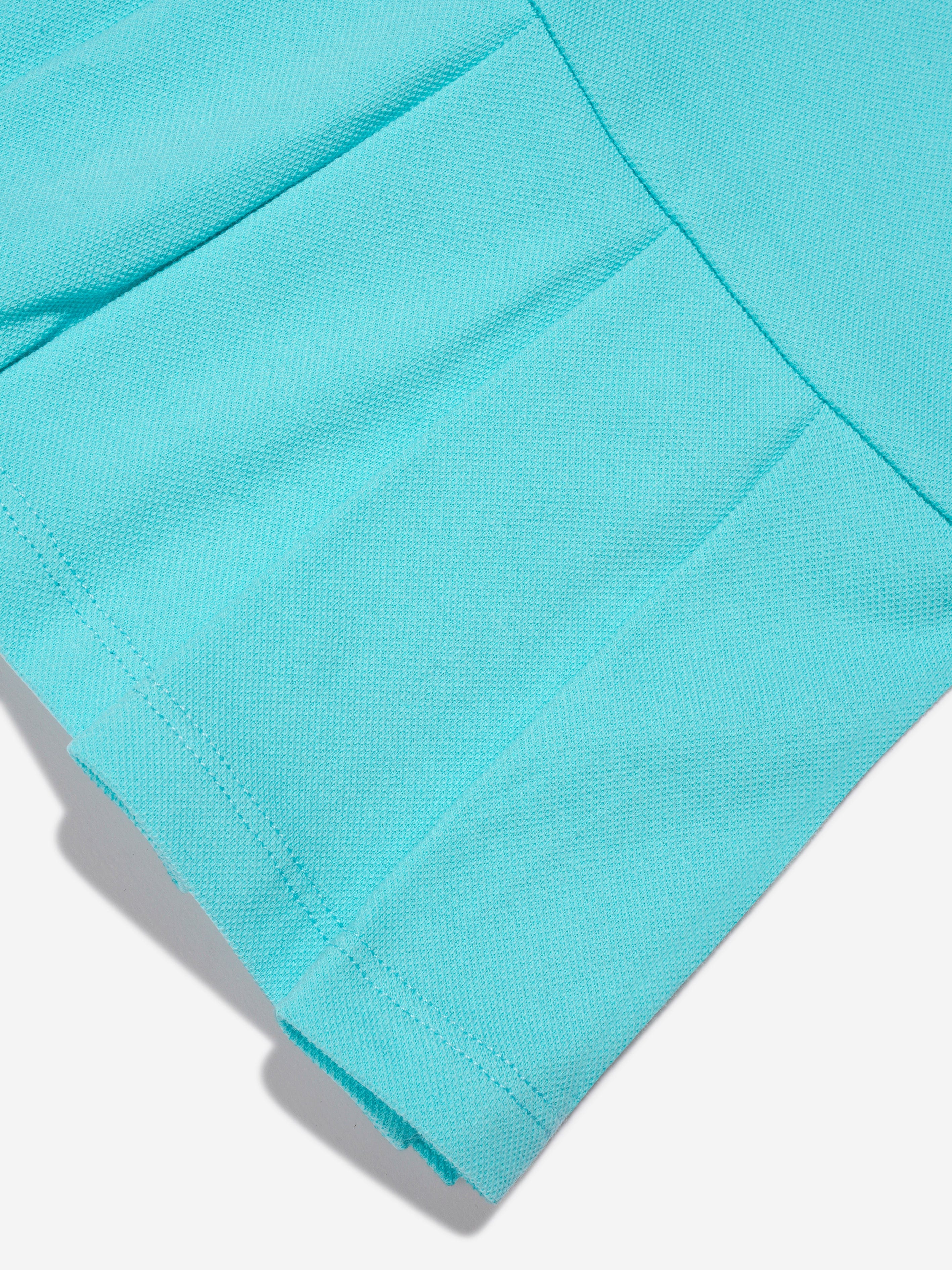 Moncler Enfant Baby Girls Sleeveless Polo Dress in Turquoise Free Shipping Visit