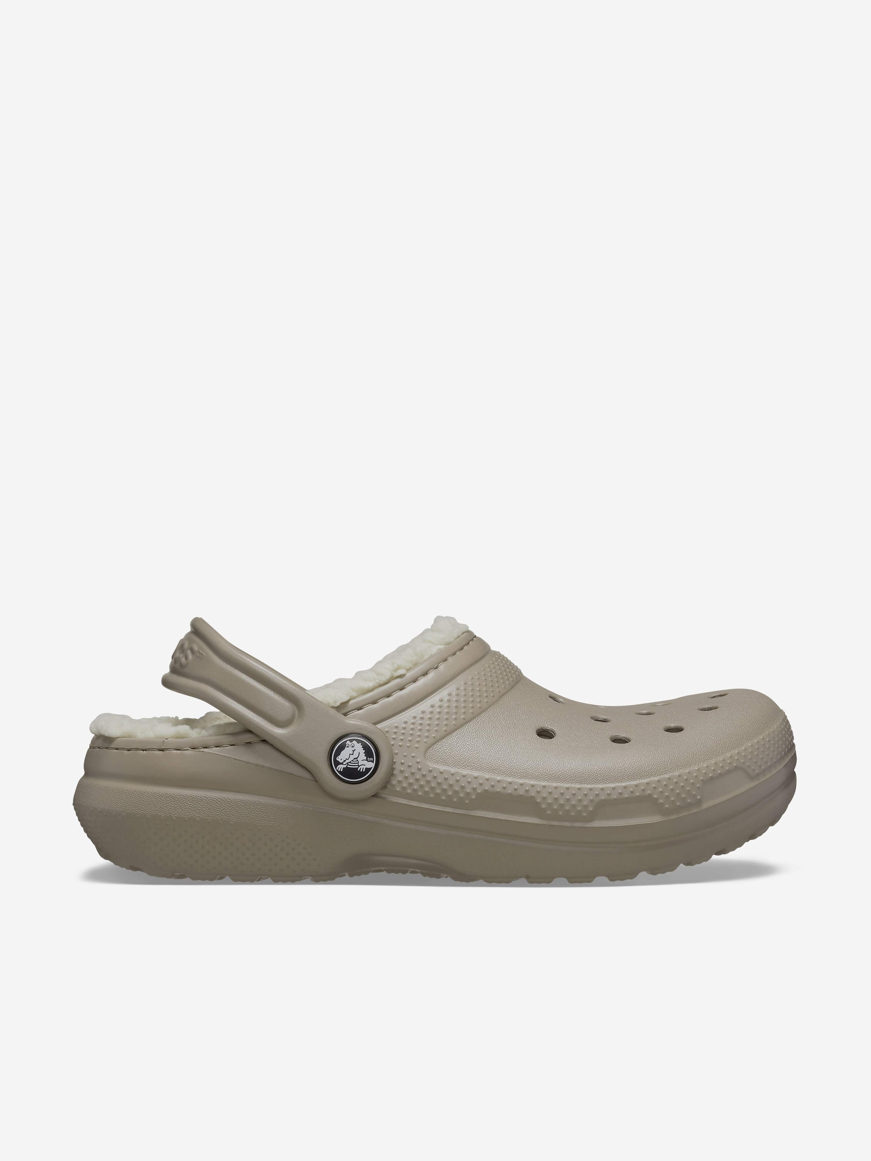 Crocs Kids Classic Lined Clog in Brown Newest Cheap Online