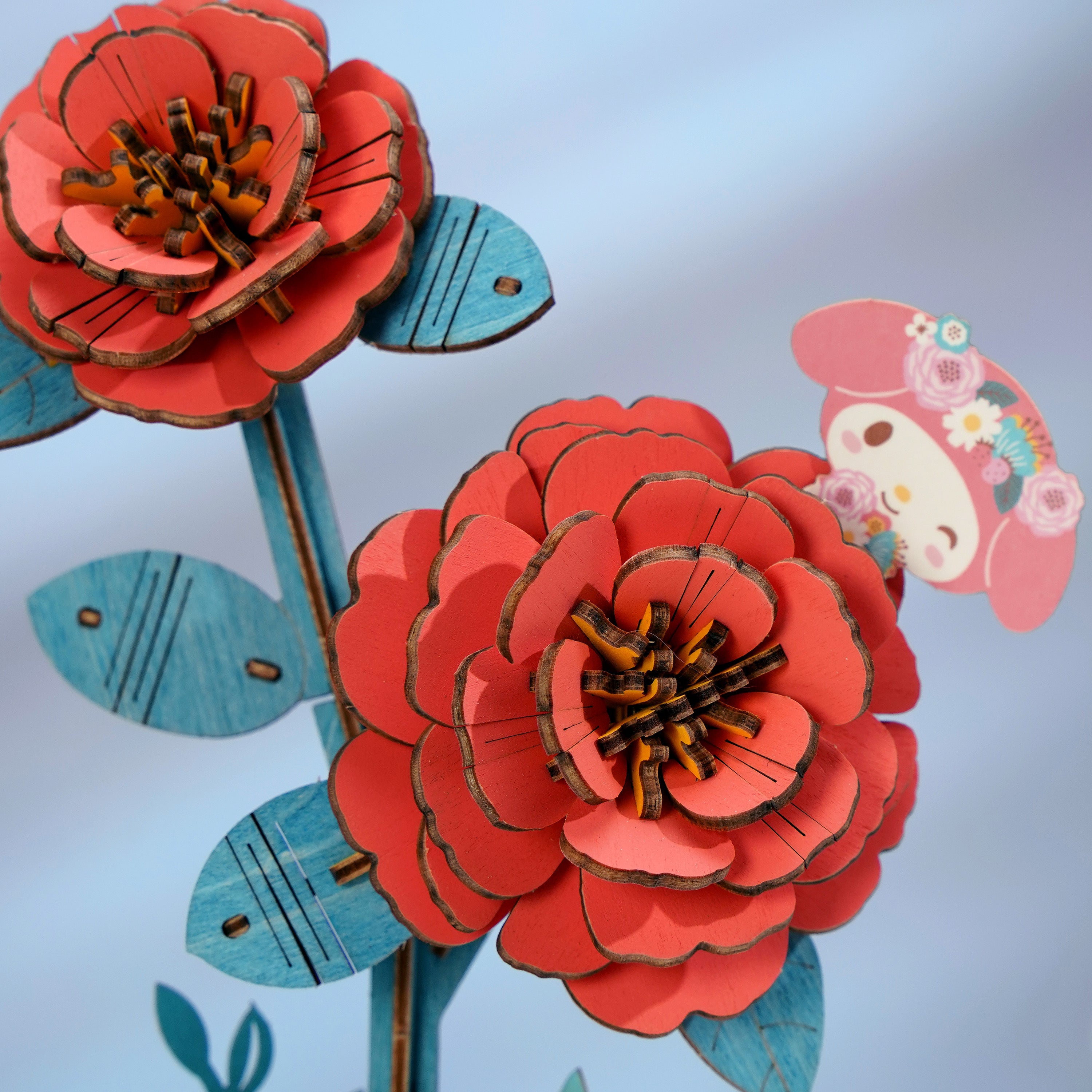 My Melody Red Camellia 3D Wooden Puzzle Visit Sale Online