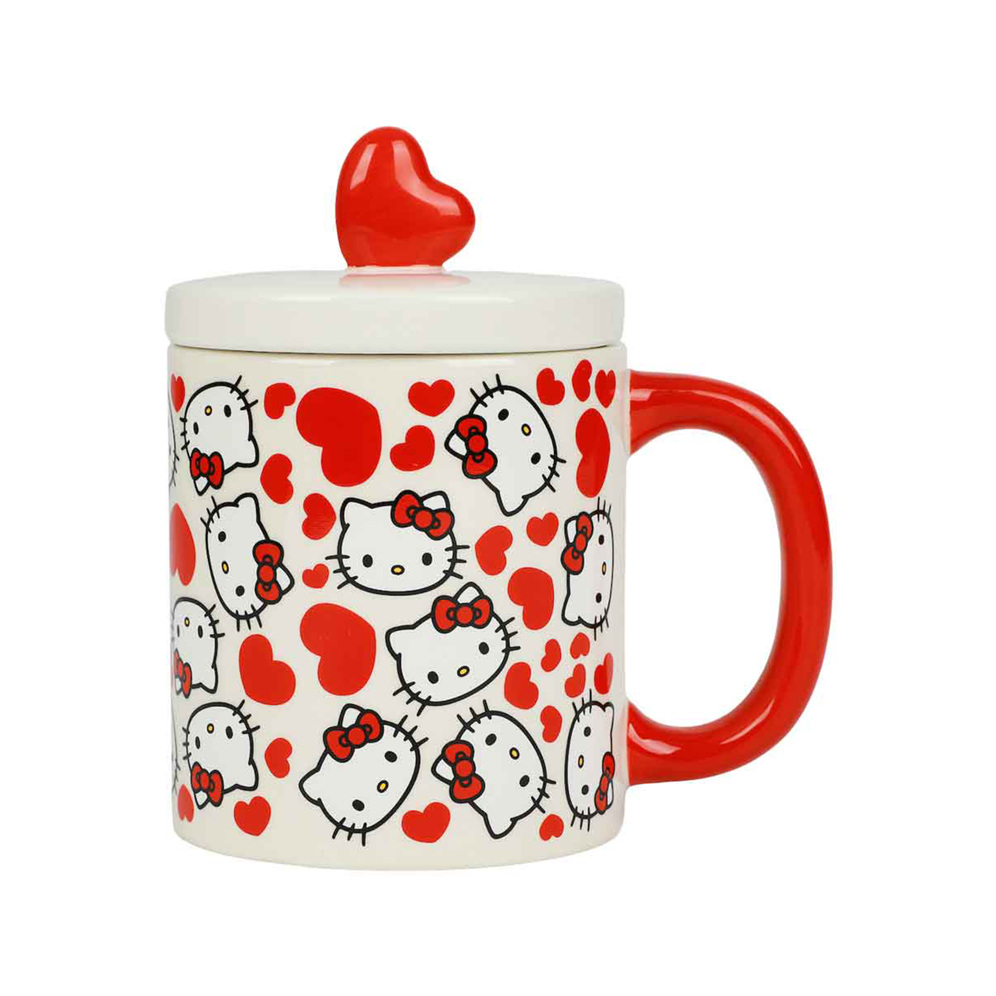 Hello Kitty Lidded Hearts Mug Set Buy Cheap Clearance