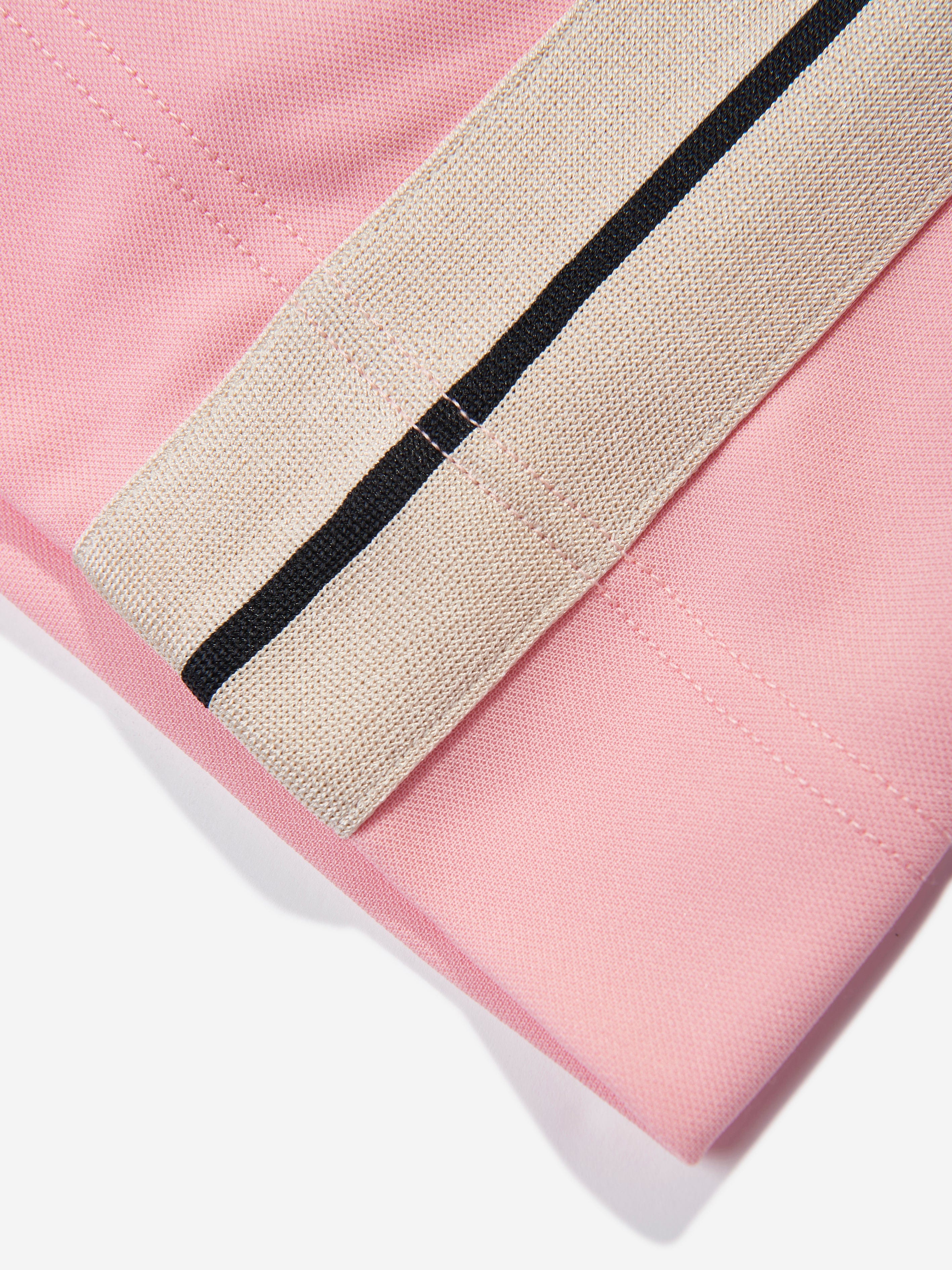 Palm Angels Girls Wide Leg Track Pants in Pink Free Shipping Fake